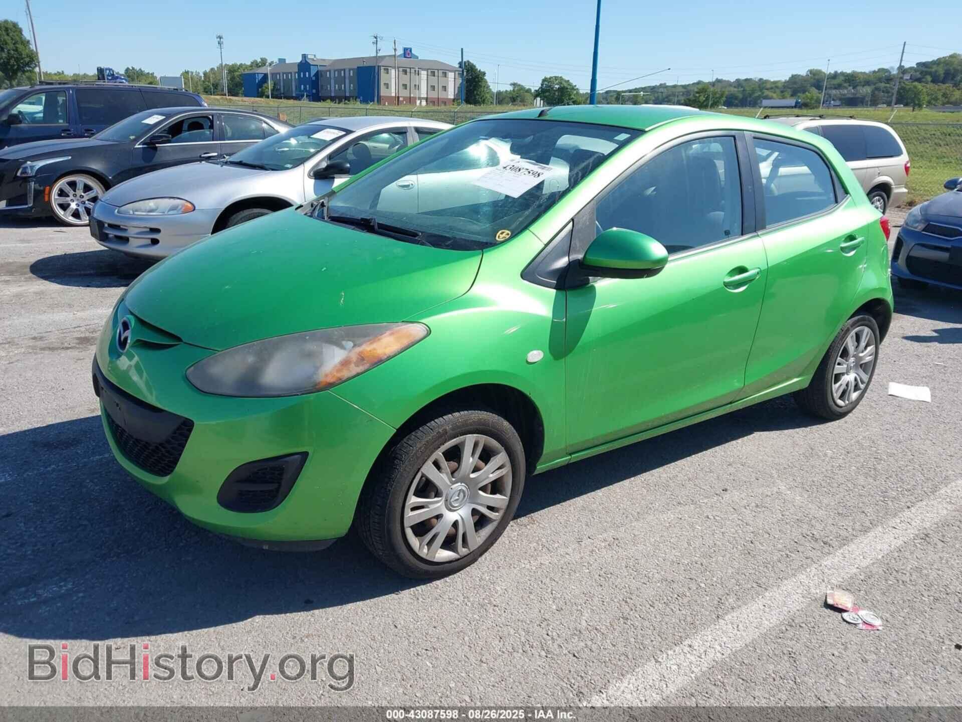 2011 MAZDA MAZDA2 - VIN: JM1DE1HY1B0129385 - Фото 2