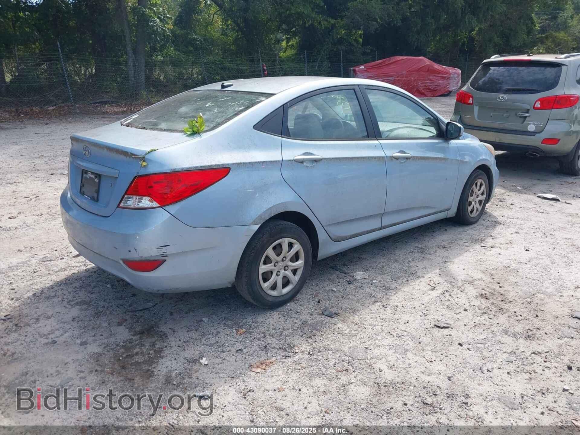 2013 HYUNDAI ACCENT - VIN: KMHCT4AE3DU447325 - Фото 4