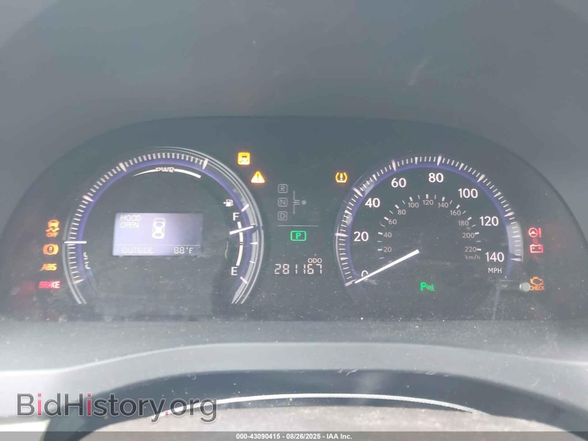 2011 LEXUS HS 250H - VIN: JTHBB1BA8B2047281 - Фото 7