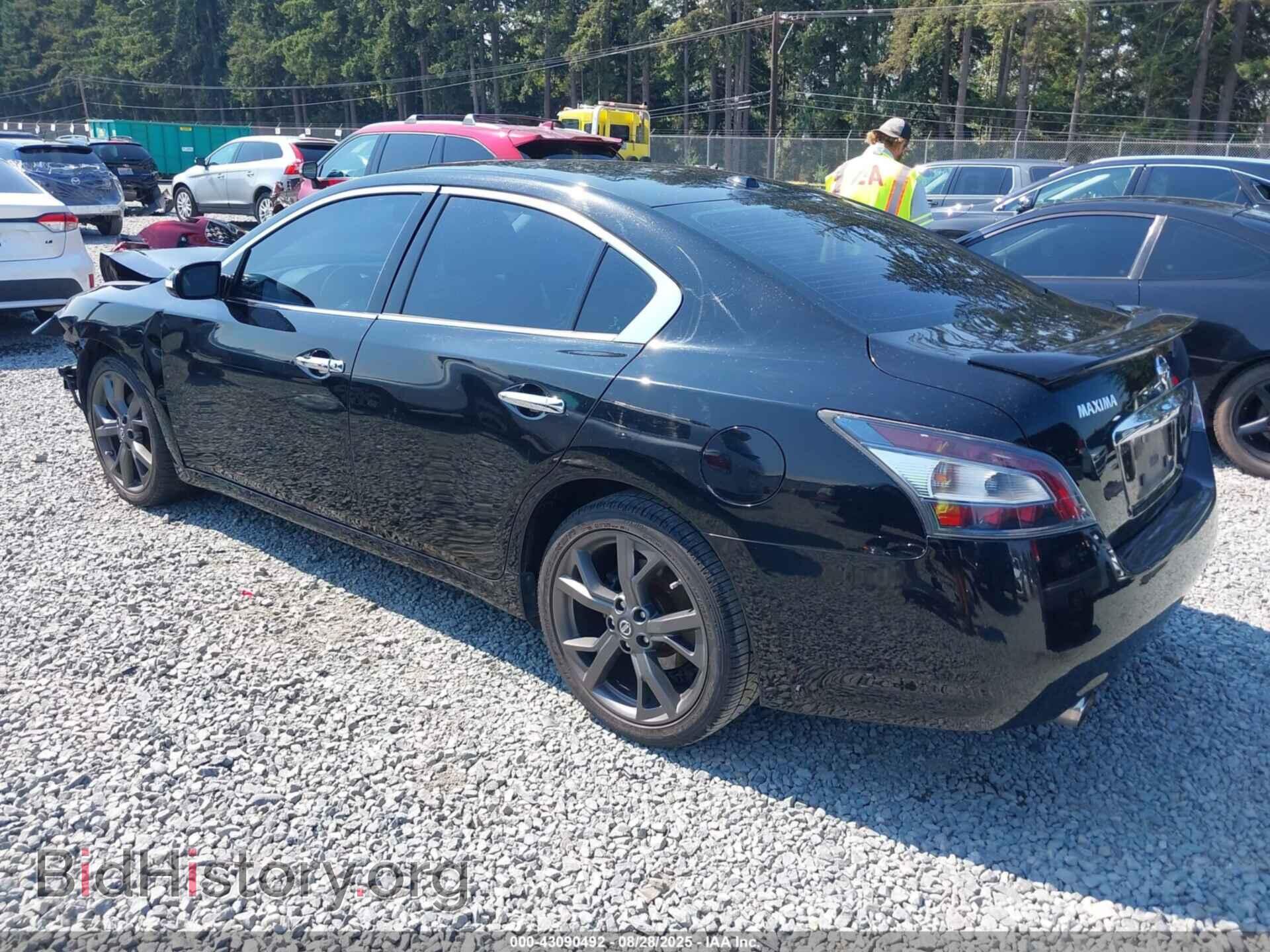 2014 NISSAN MAXIMA - VIN: 1N4AA5AP1EC442727 - Фото 3