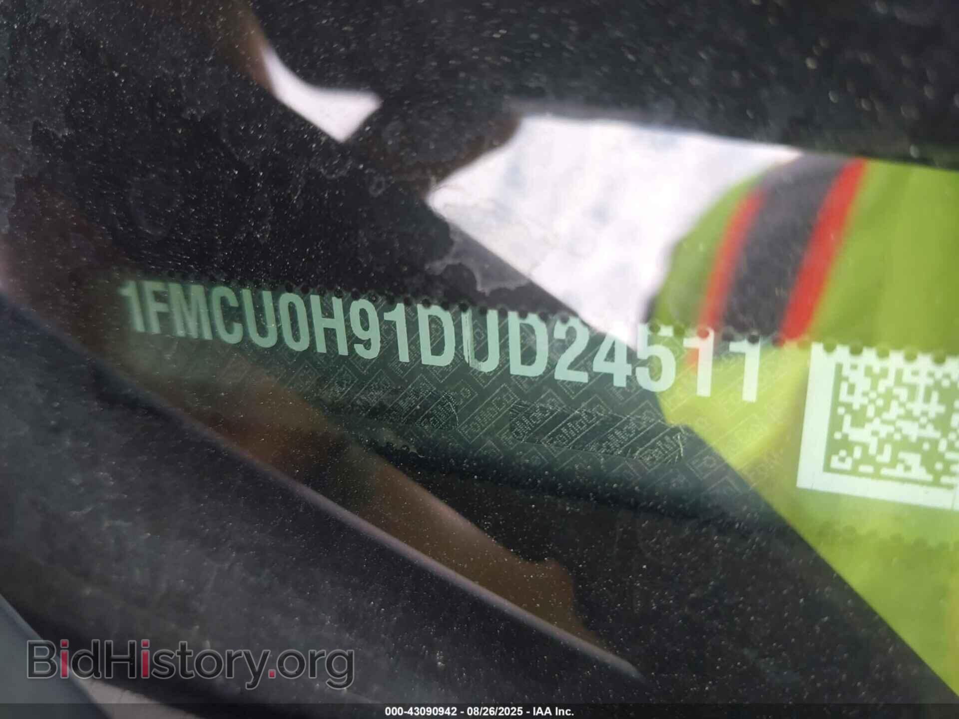 2013 FORD ESCAPE - VIN: 1FMCU0H91DUD24511 - Фото 9