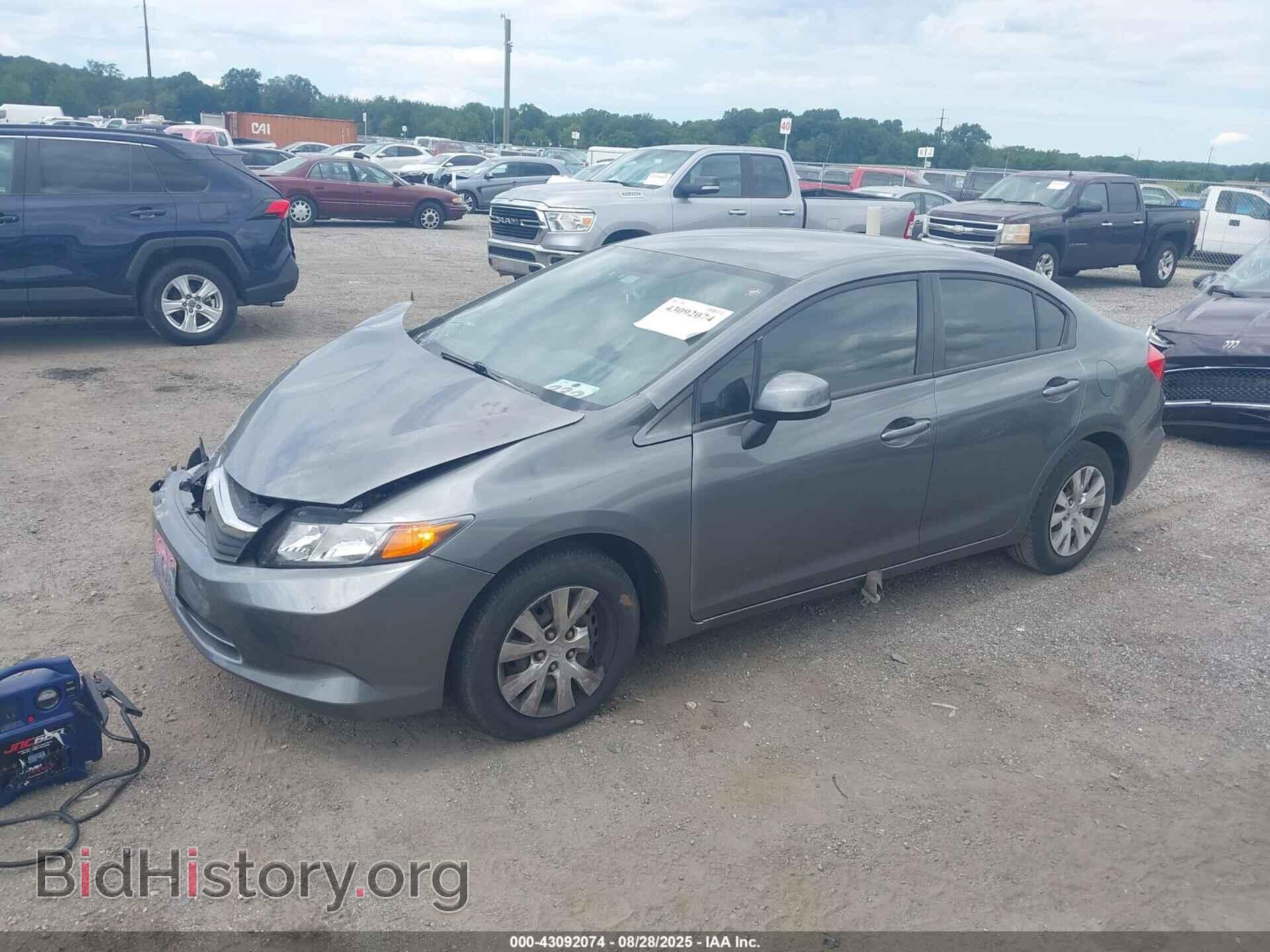 2012 HONDA CIVIC - VIN: 19XFB2F50CE387020 - Фото 2