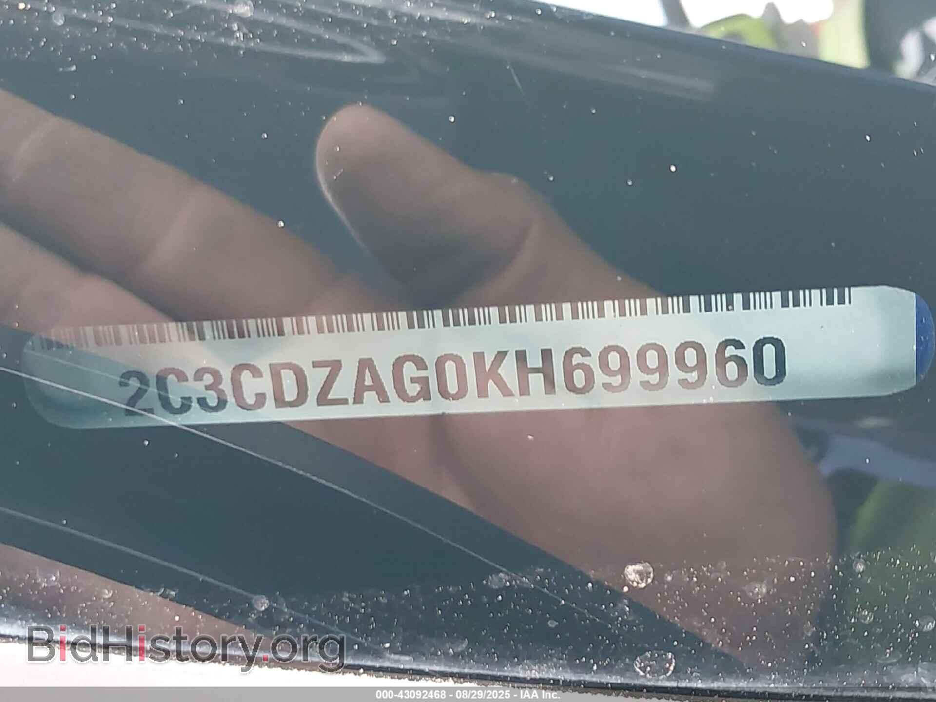 2019 DODGE CHALLENGER - VIN: 2C3CDZAG0KH699960 - Фото 9