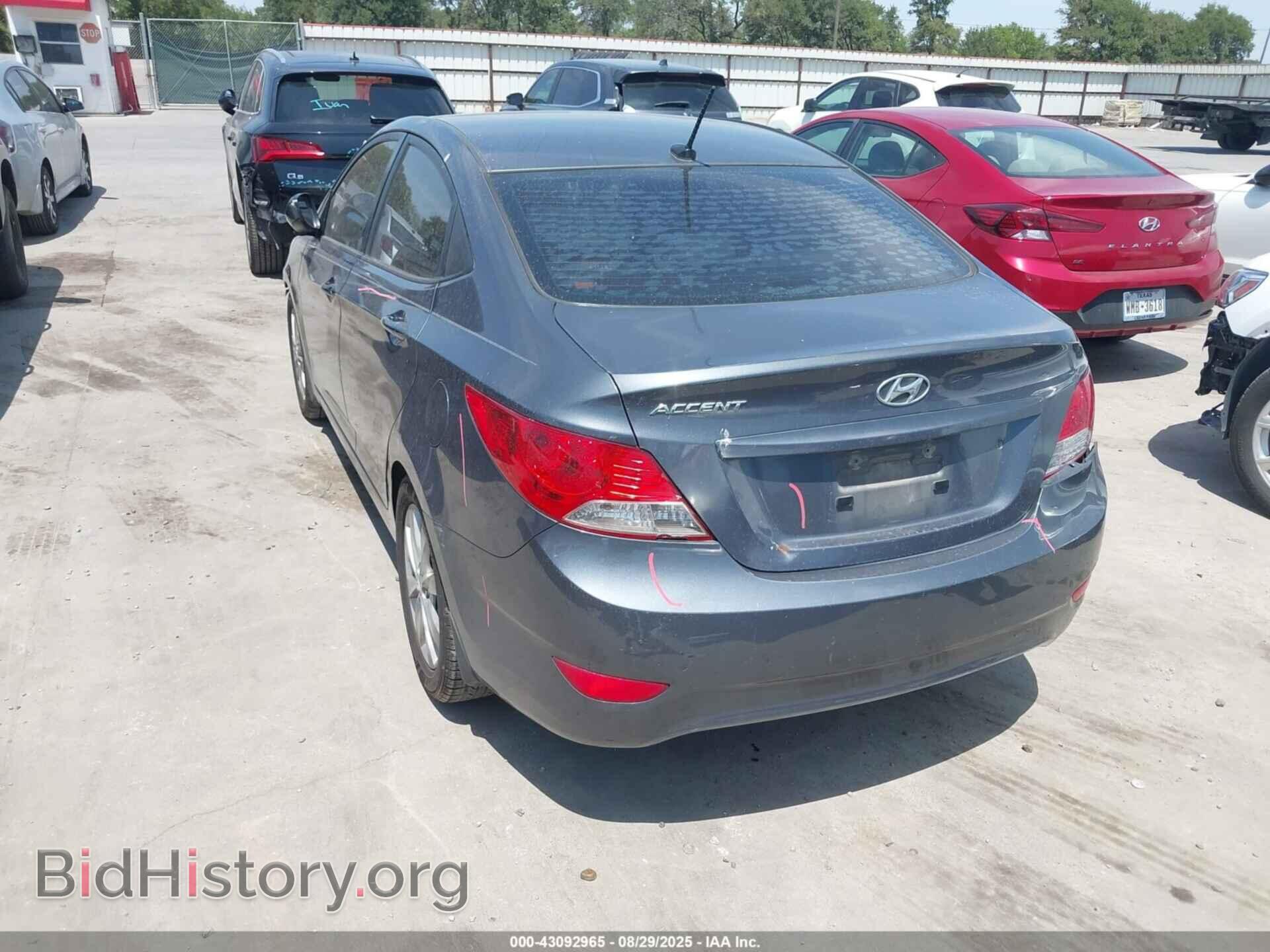 2013 HYUNDAI ACCENT - VIN: KMHCU4AE2DU312107 - Фото 3