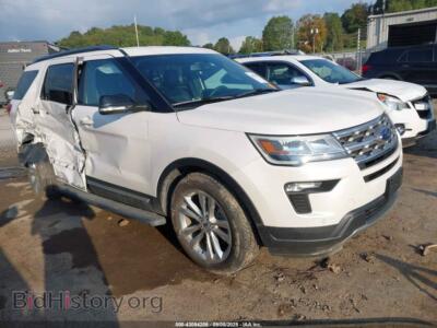 2018 Ford EXPLORER XLT, white — VIN 1FM5K8D8XJGB83796, IAAI
