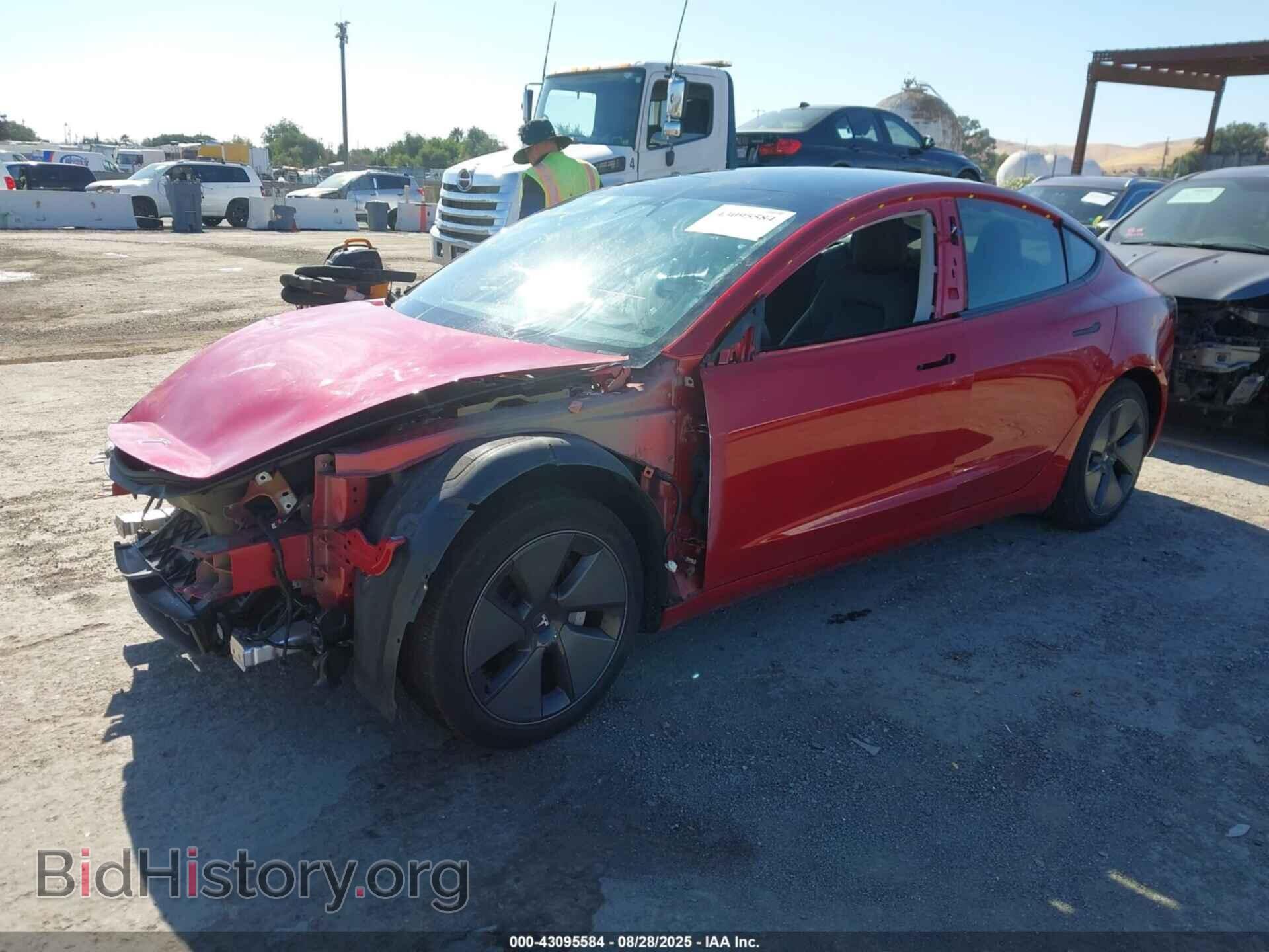 2021 TESLA MODEL 3 - VIN: 5YJ3E1EB8MF998985 - Фото 2