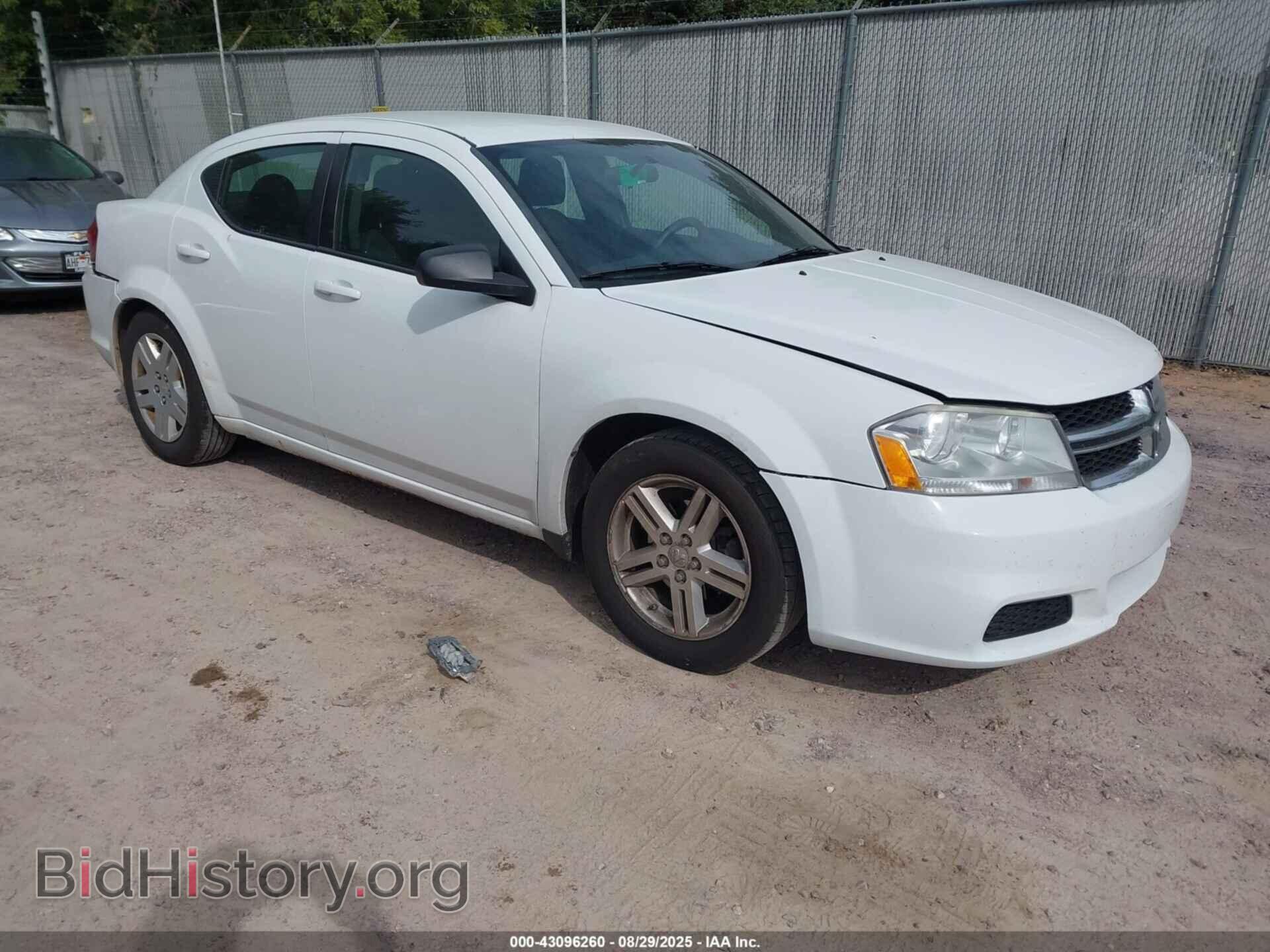 Photo 1C3CDZAB1CN310501 - DODGE AVENGER 2012