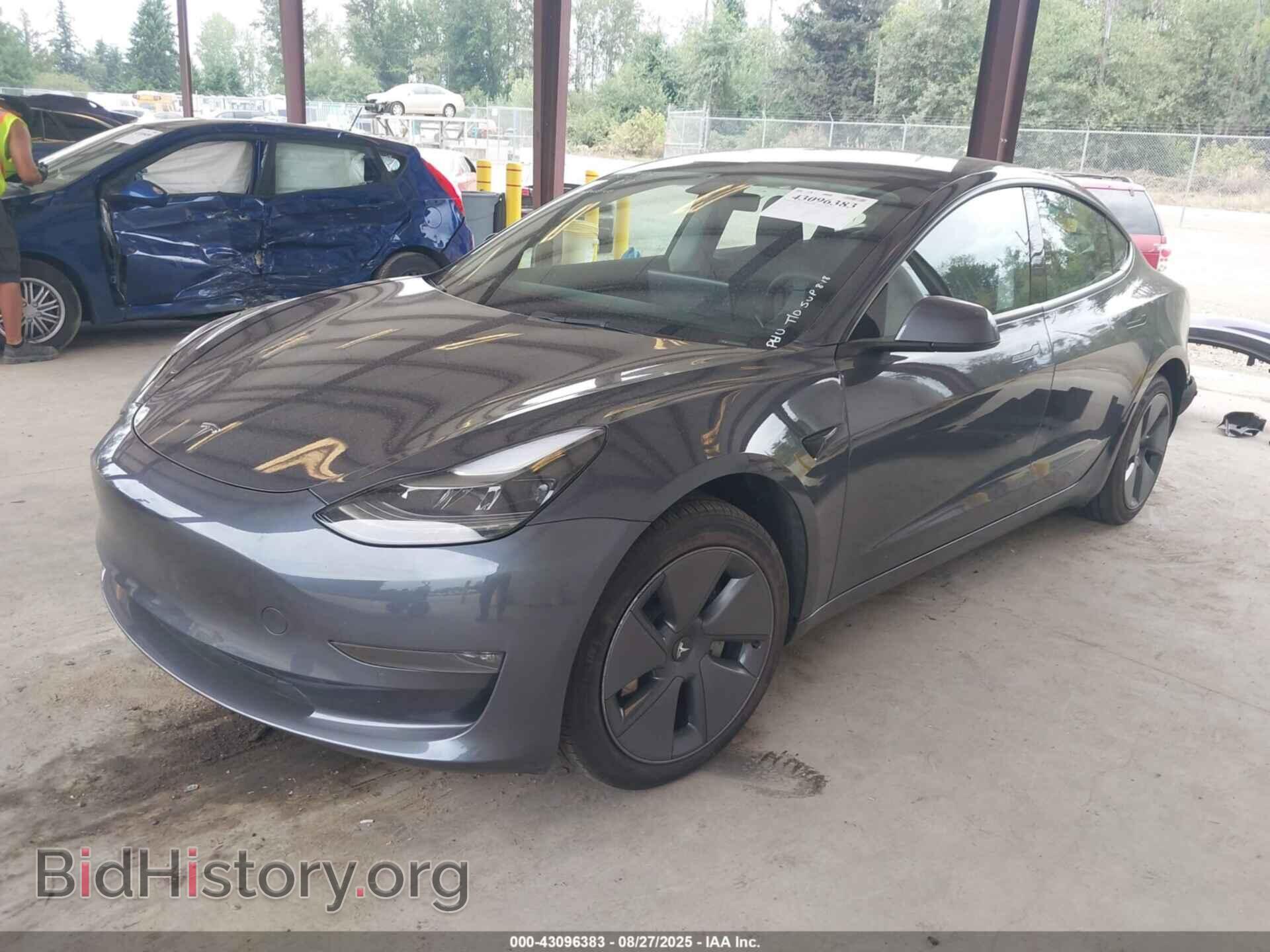 2022 TESLA MODEL 3 - VIN: 5YJ3E1EB0NF114734 - Фото 2