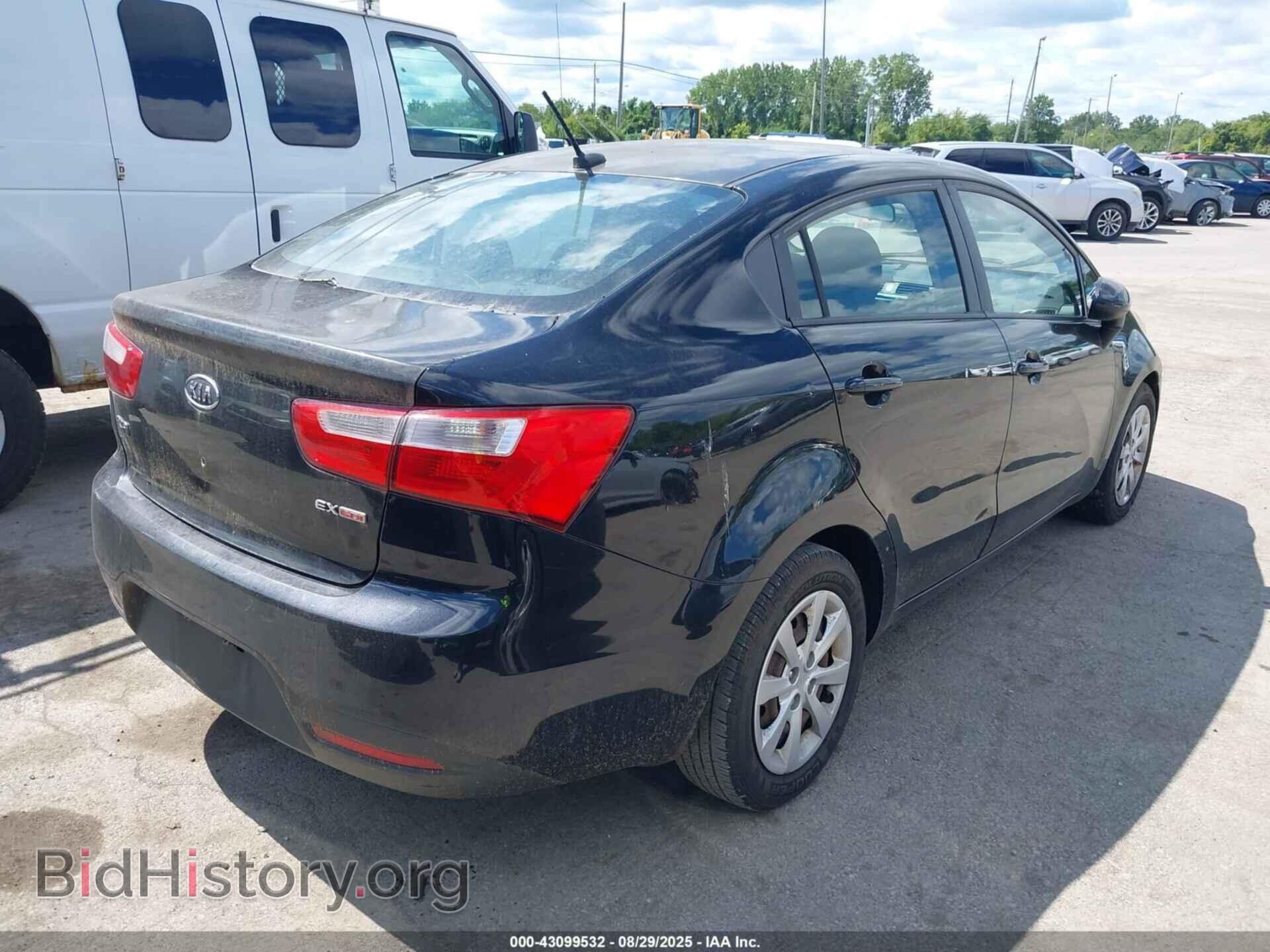 2012 KIA RIO - VIN: KNADN4A39C6071876 - Photo 4