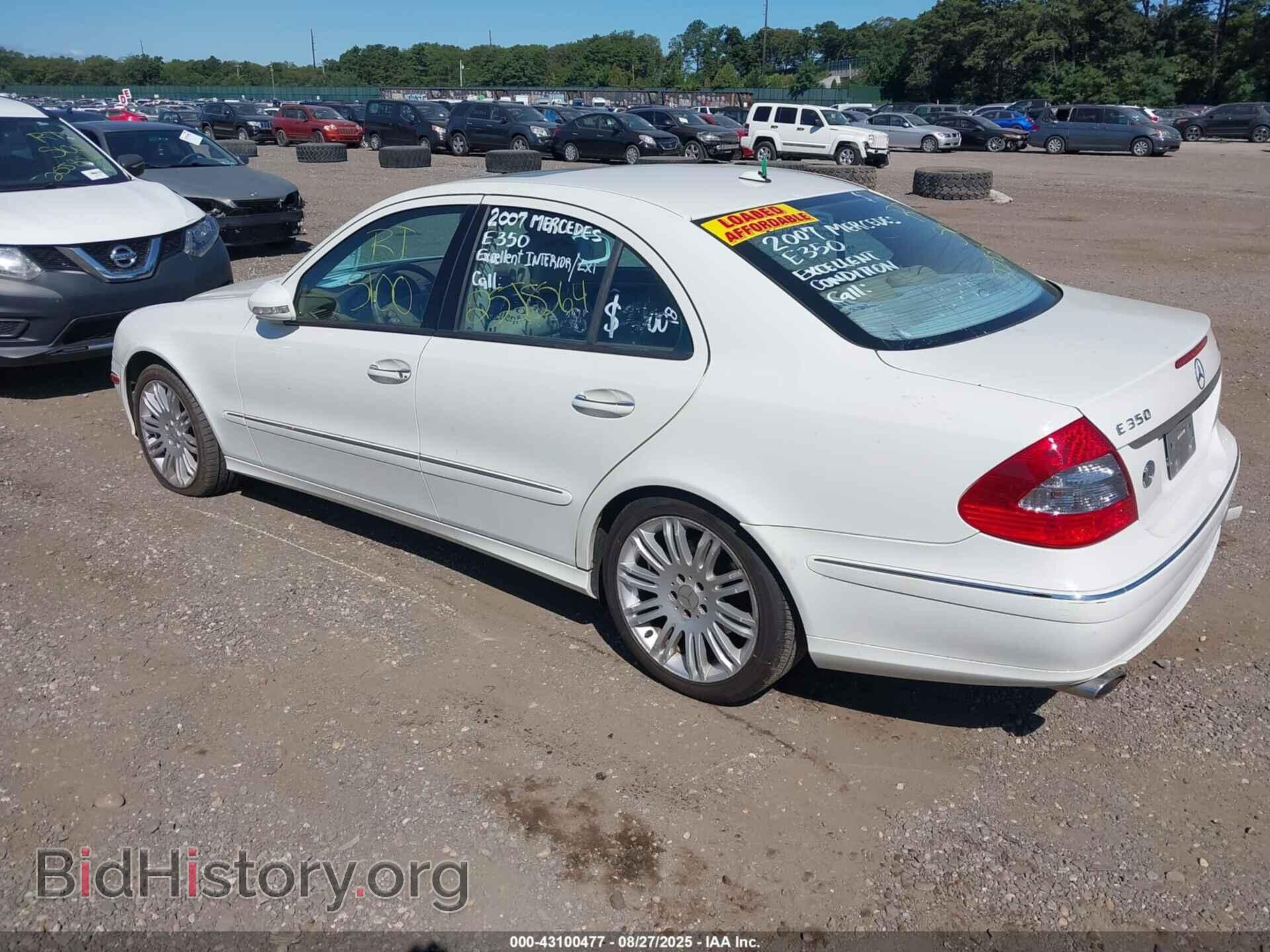 2007 MERCEDES-BENZ E 350 - VIN: WDBUF87X37X223473 - Фото 3