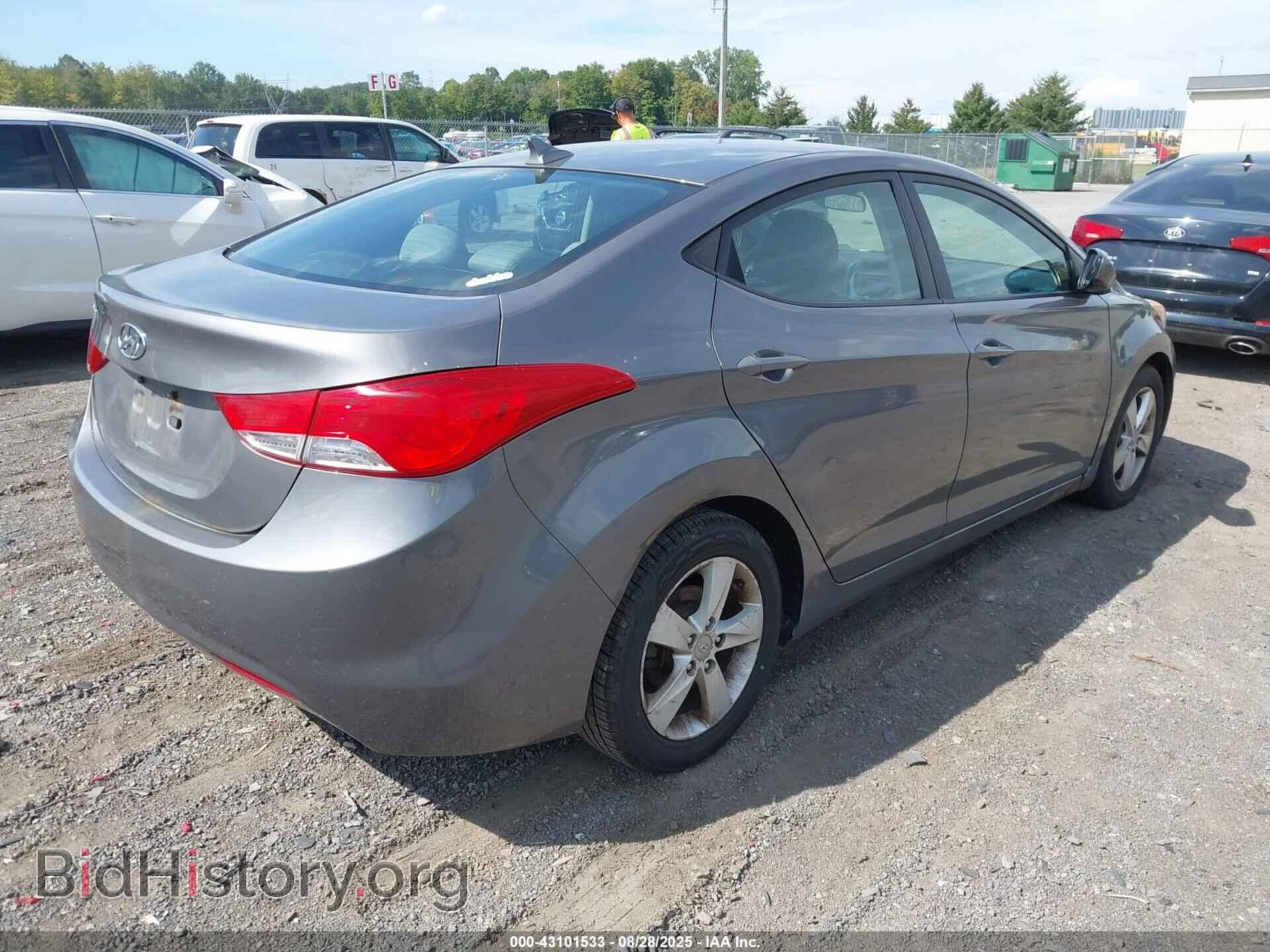 2011 HYUNDAI ELANTRA - VIN: 5NPDH4AEXBH060708 - Photo 4