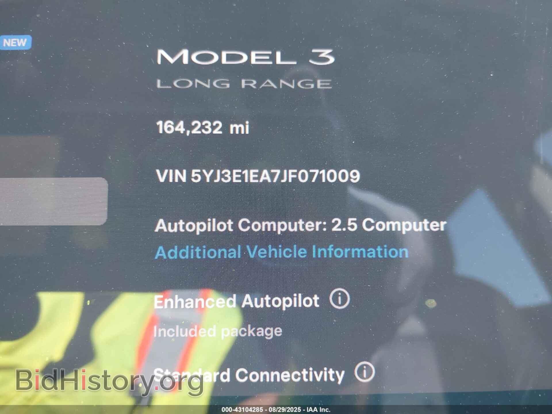 2018 TESLA MODEL 3 - VIN: 5YJ3E1EA7JF071009 - Фото 7