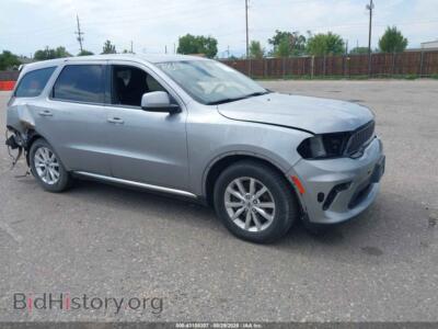 2021 Dodge DURANGO Pursuit AWD, silver — VIN 1C4SDJFT8MC723880, IAAI