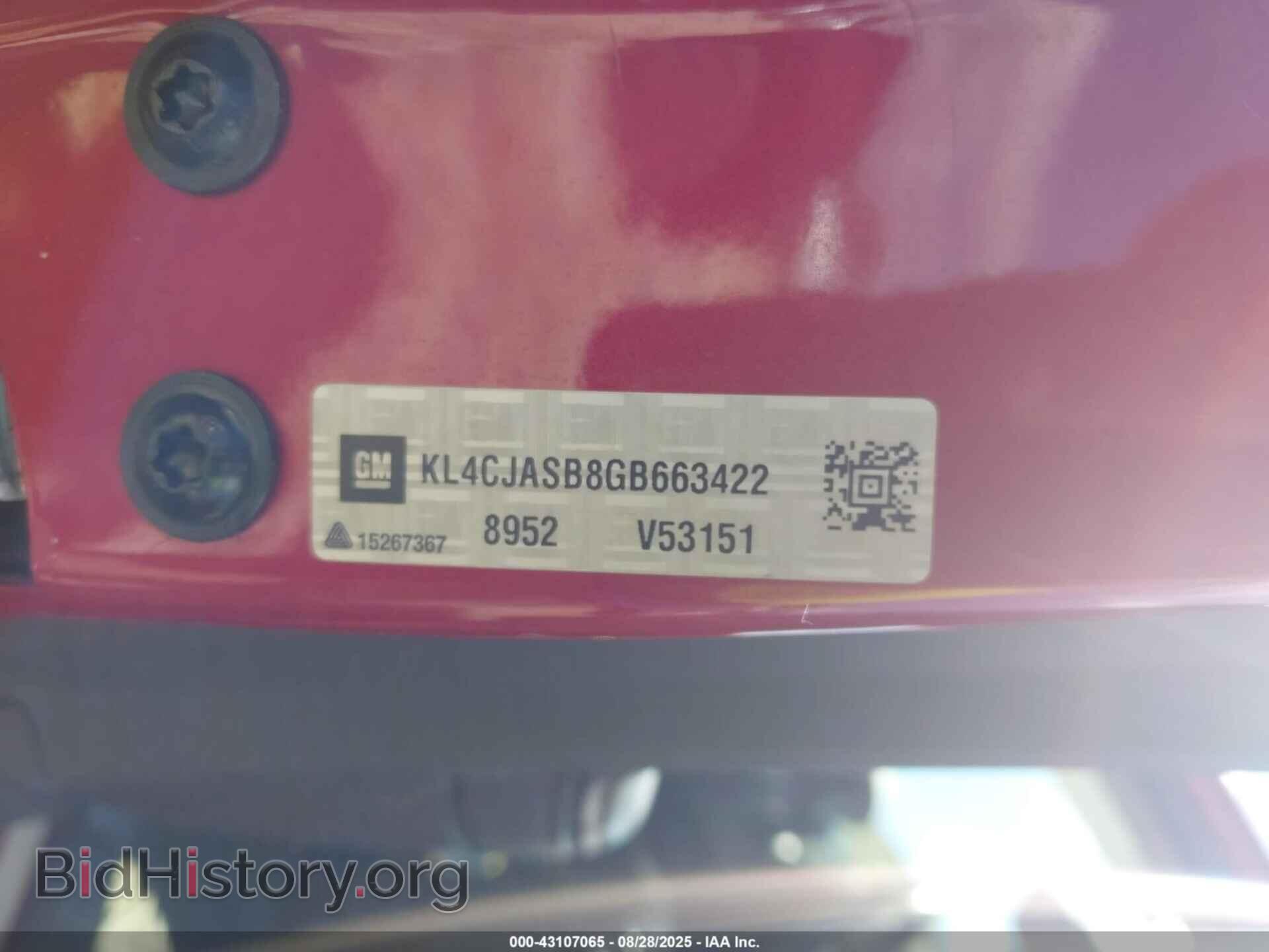 2016 BUICK ENCORE - VIN: KL4CJASB8GB663422 - Фото 9