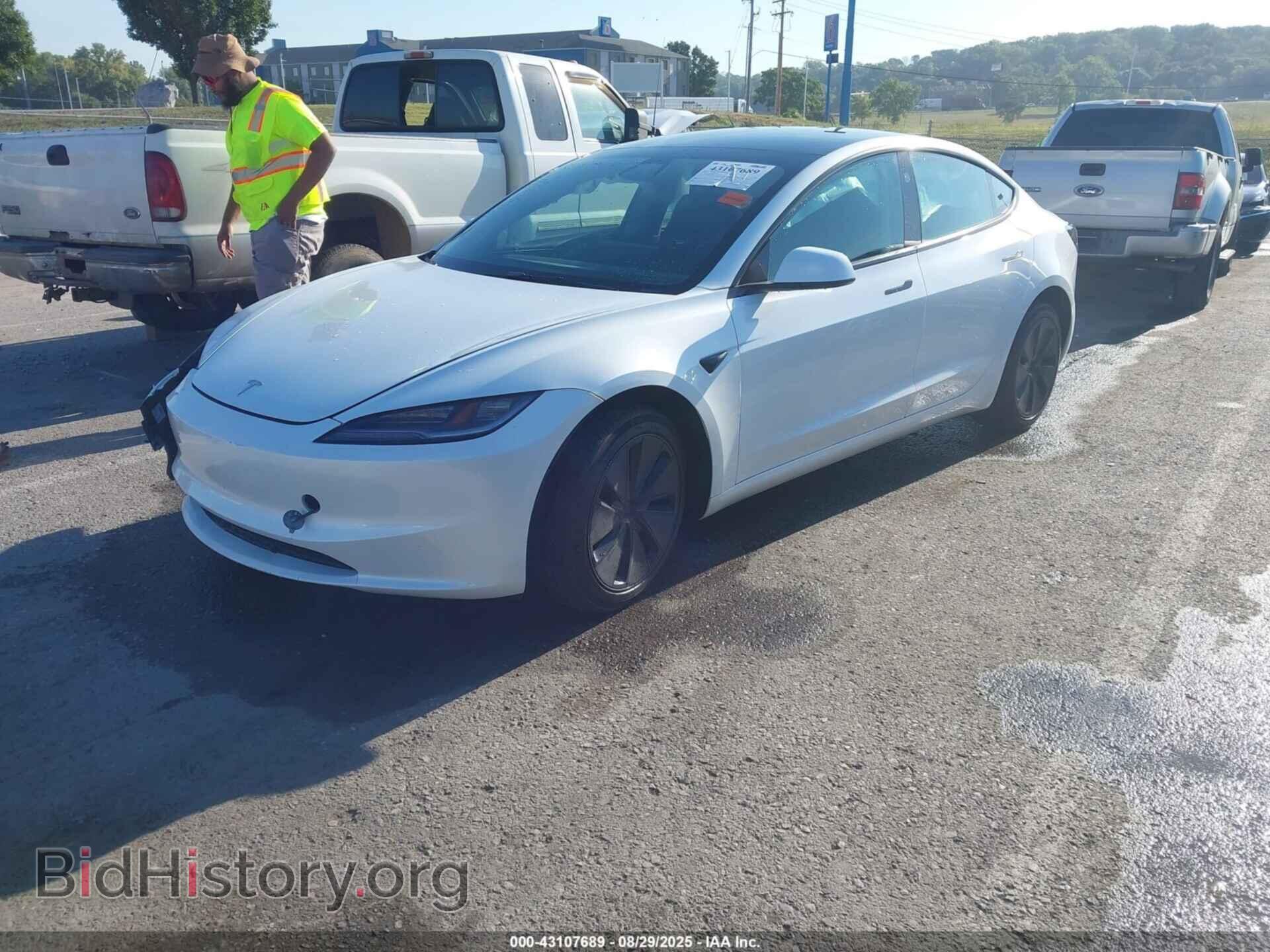 2024 TESLA MODEL 3 - VIN: 5YJ3E1EB5RF818532 - Фото 2