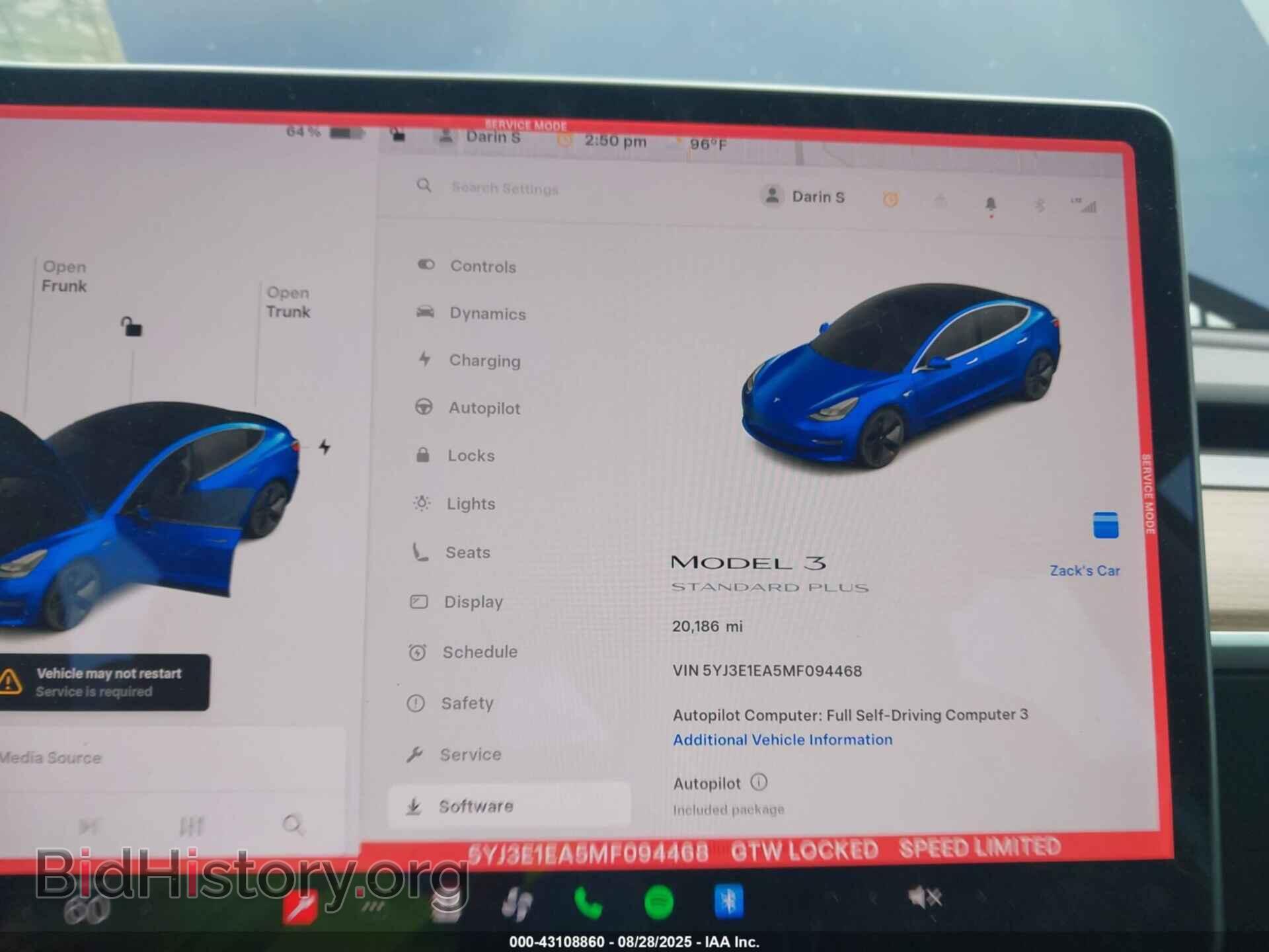 2021 TESLA MODEL 3 - VIN: 5YJ3E1EA5MF094468 - Photo 7