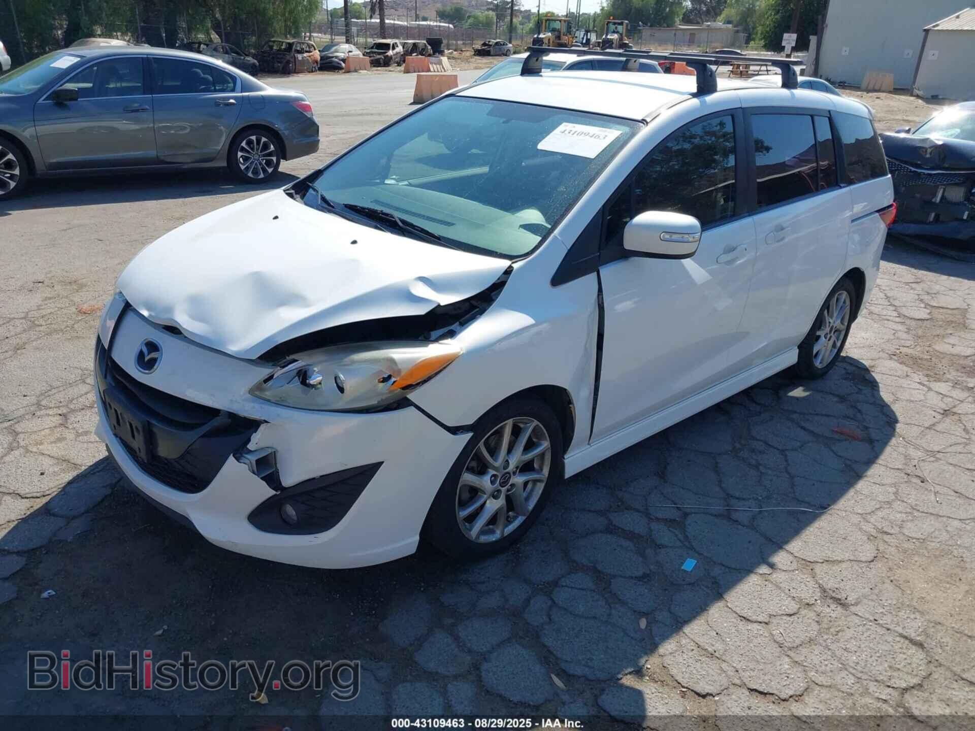 2013 MAZDA MAZDA5 - VIN: JM1CW2CL1D0155353 - Фото 2