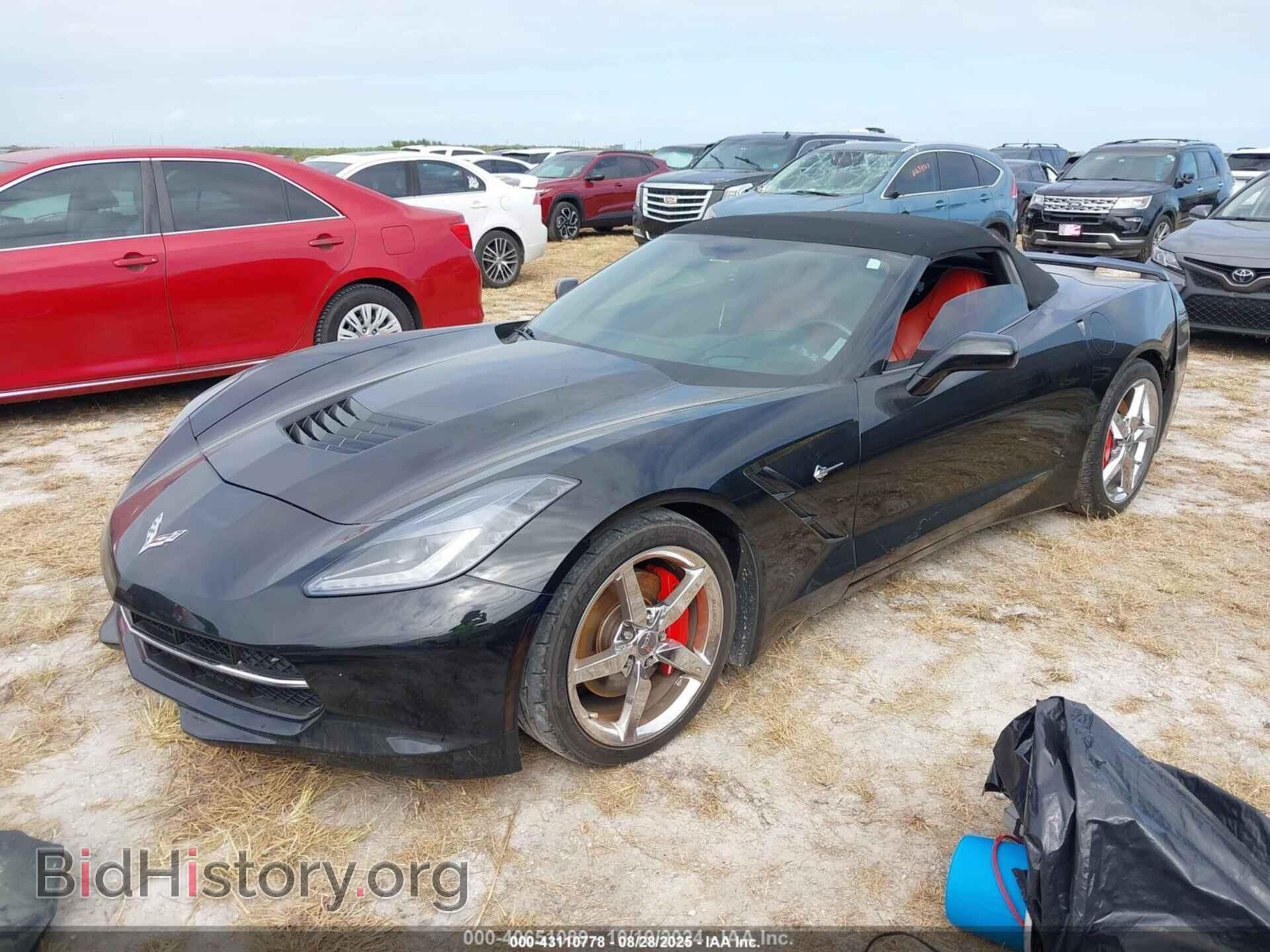 2014 CHEVROLET CORVETTE STINGRAY - VIN: 1G1YD3D70E5110789 - Фото 2