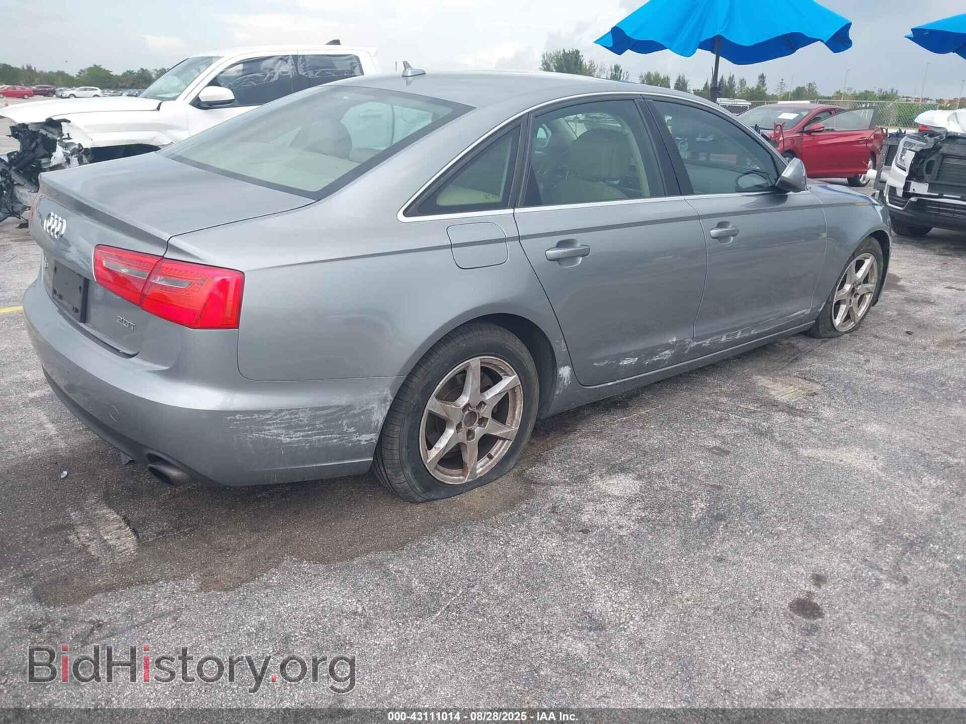 2012 AUDI A6 - VIN: WAUCFAFCXCN171362 - Фото 4