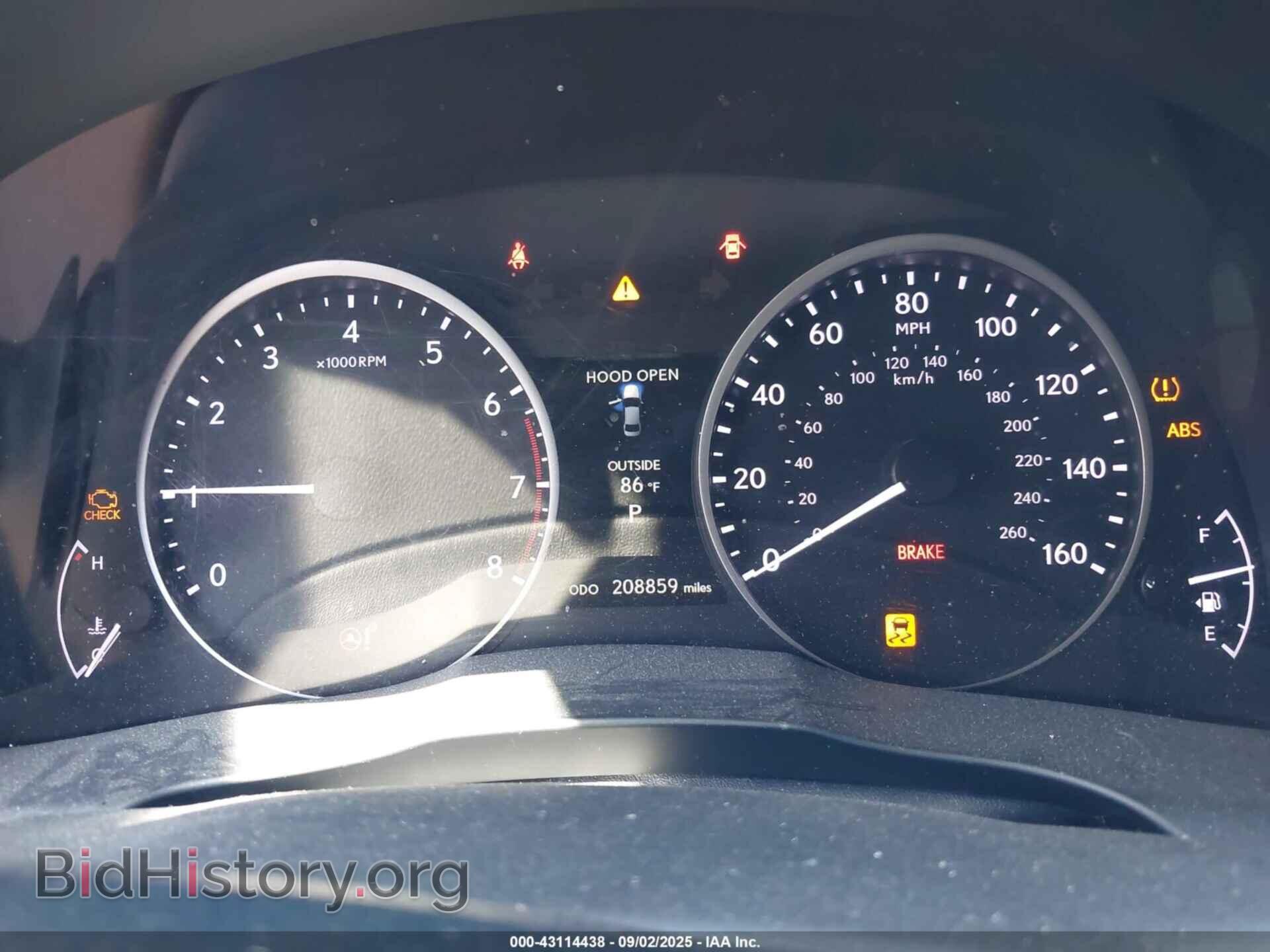2013 LEXUS ES 350 - VIN: JTHBK1GG9D2016377 - Фото 7