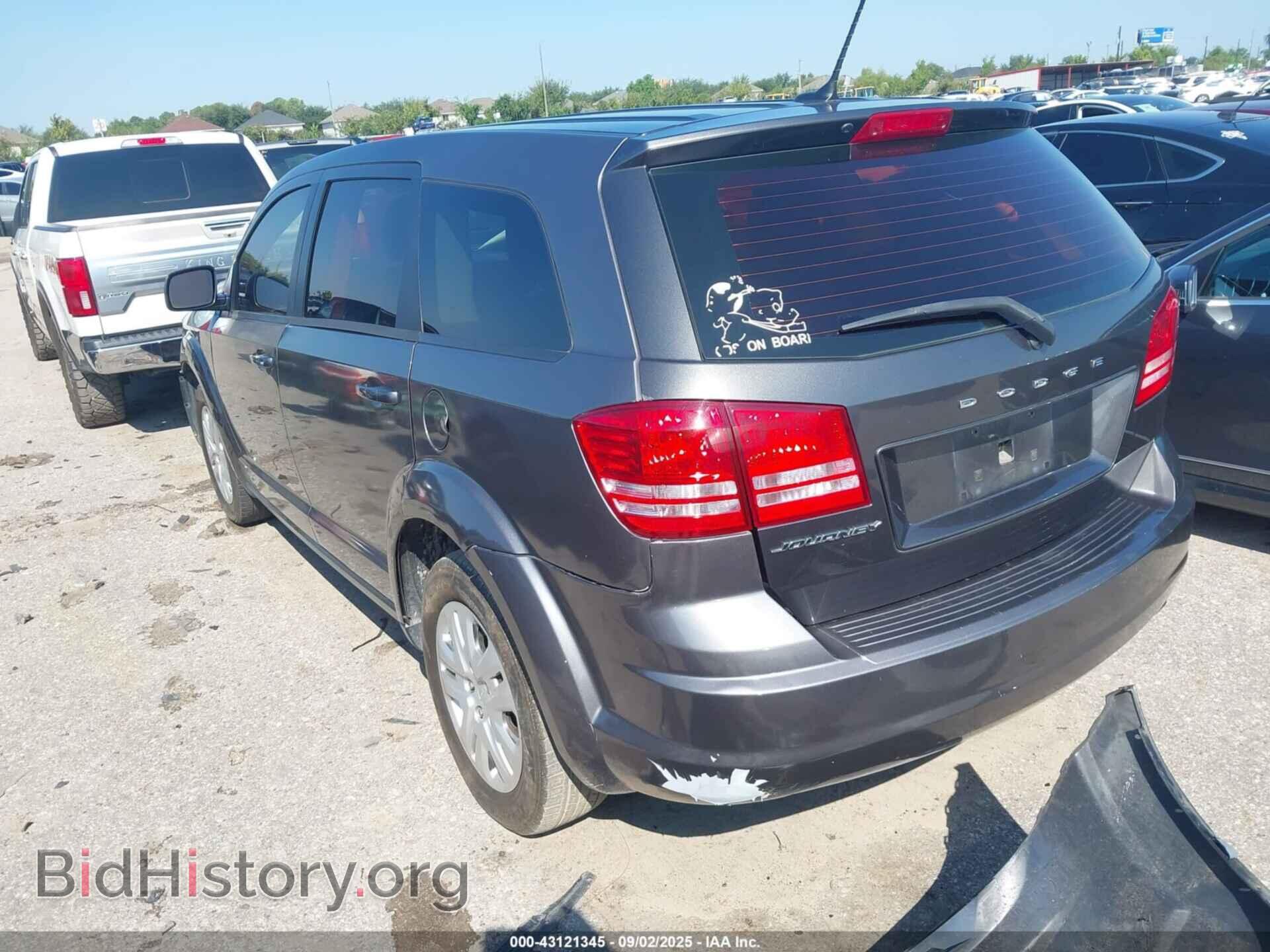 2014 DODGE JOURNEY - VIN: 3C4PDCAB3ET259144 - Фото 3