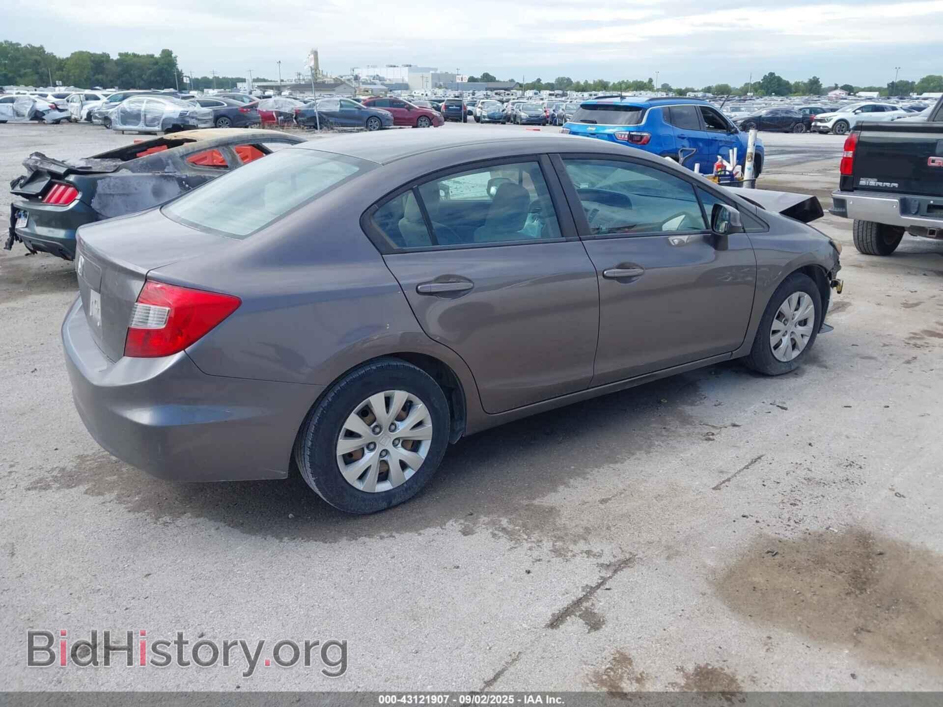 2012 HONDA CIVIC - VIN: 19XFB2F59CE385671 - Фото 4