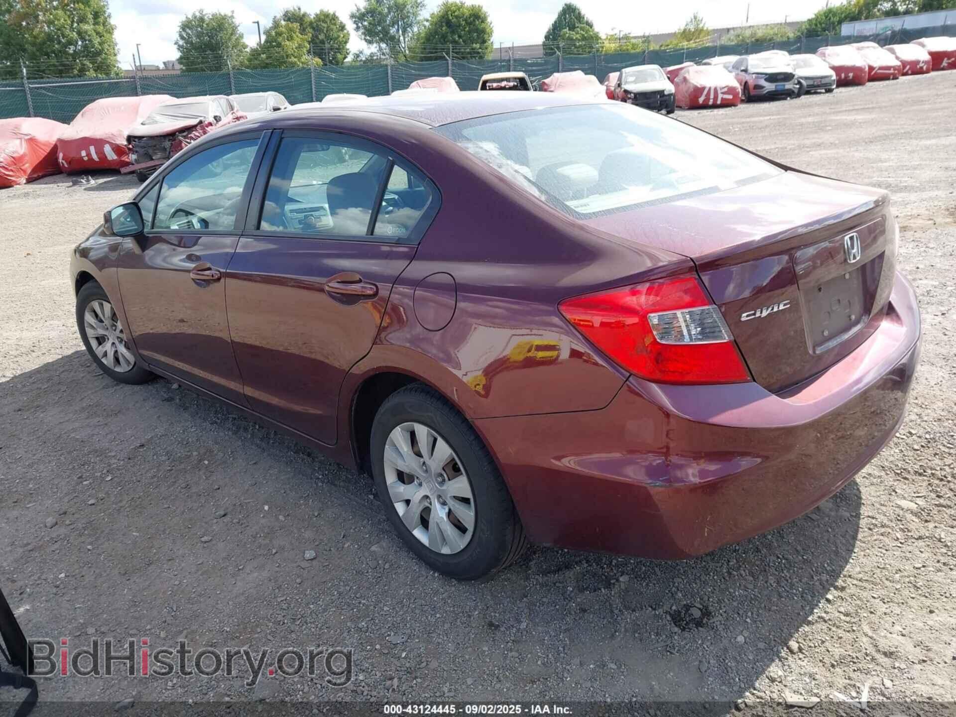 2012 HONDA CIVIC - VIN: 19XFB2F55CE345832 - Фото 3