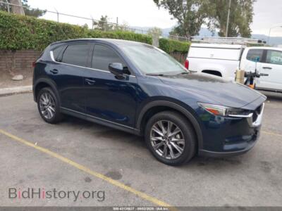 2021 Mazda CX-5 Grand Touring, темно-синий — VIN JM3KFADMXM0419321, IAAI