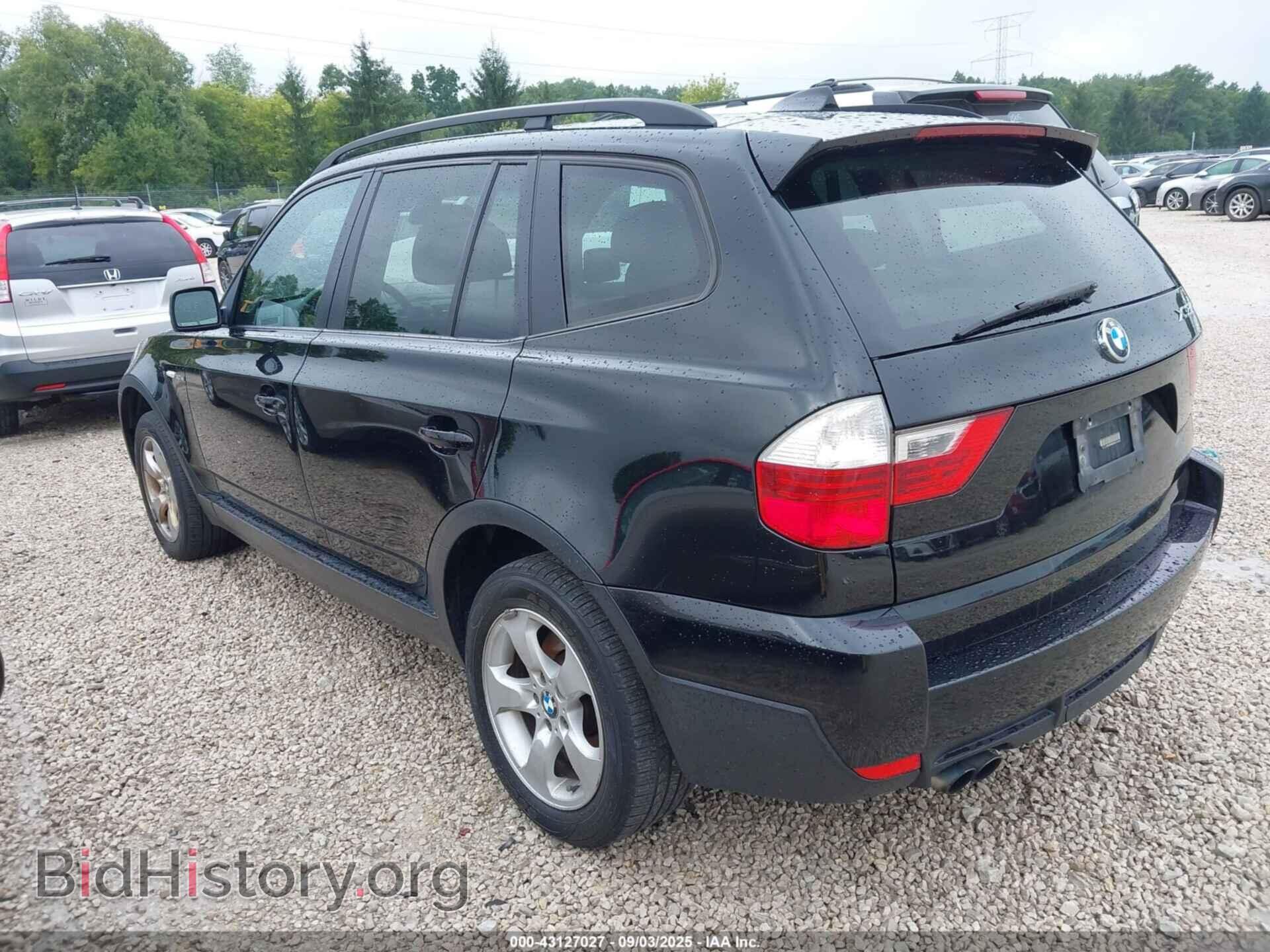 2008 BMW X3 - VIN: WBXPC93478WJ20799 - Фото 3