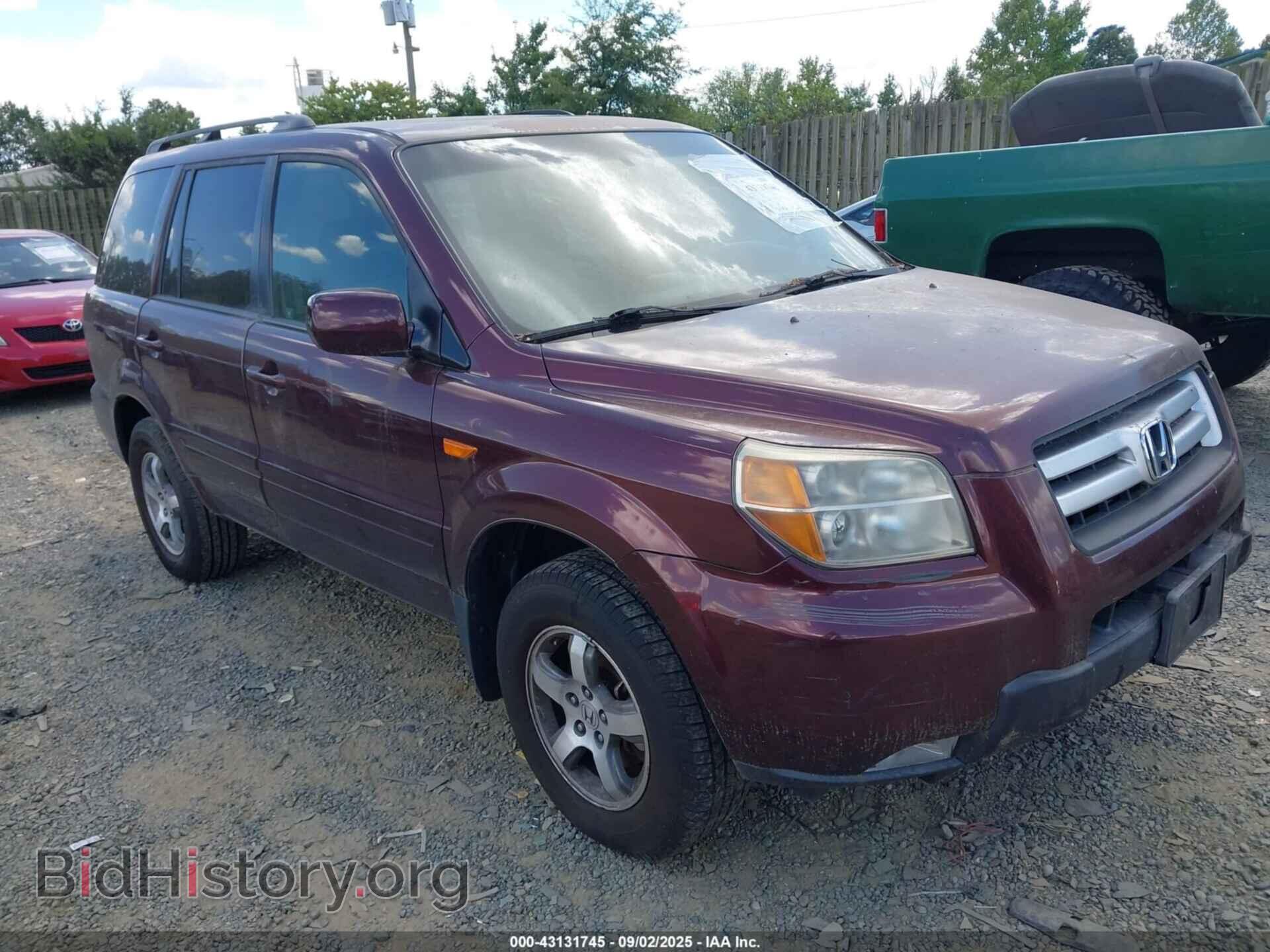 Photo 5FNYF28797B026395 - HONDA PILOT 2007