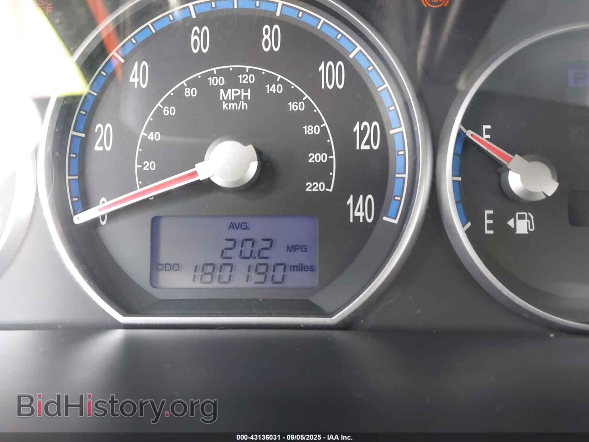2008 HYUNDAI SANTA FE - VIN: 5NMSG73D18H190253 - Фото 7