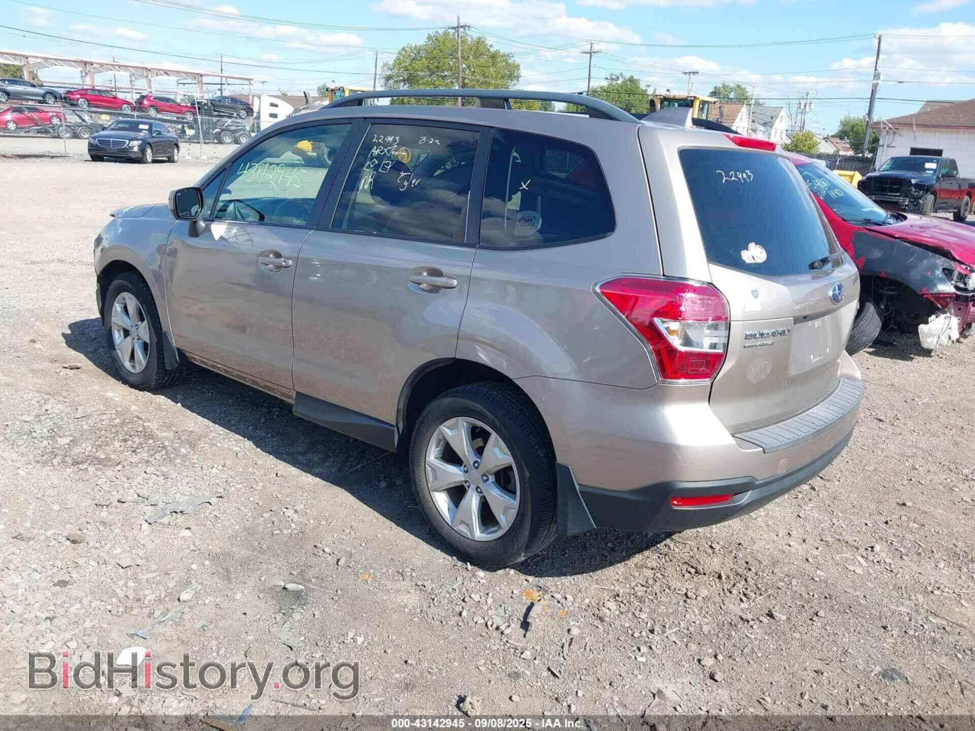 2016 SUBARU FORESTER - VIN: JF2SJAFC6GH508998 - Фото 3