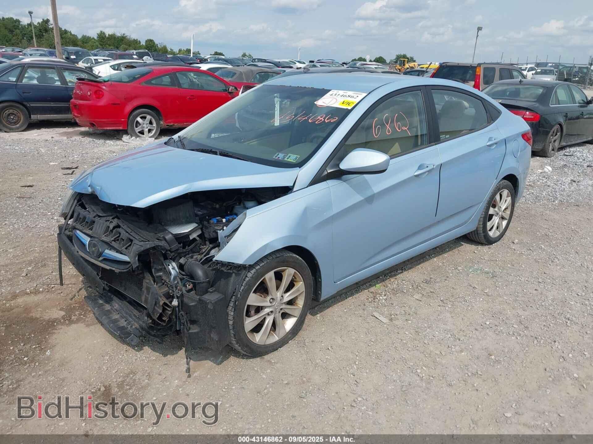 2012 HYUNDAI ACCENT - VIN: KMHCU4AE7CU072289 - Фото 2