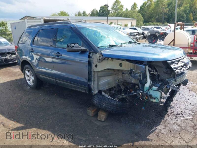 2018 Ford EXPLORER (VIN 1FM5K8B80JGB85706) — photo 1 of 17, IAAI, damage: front end