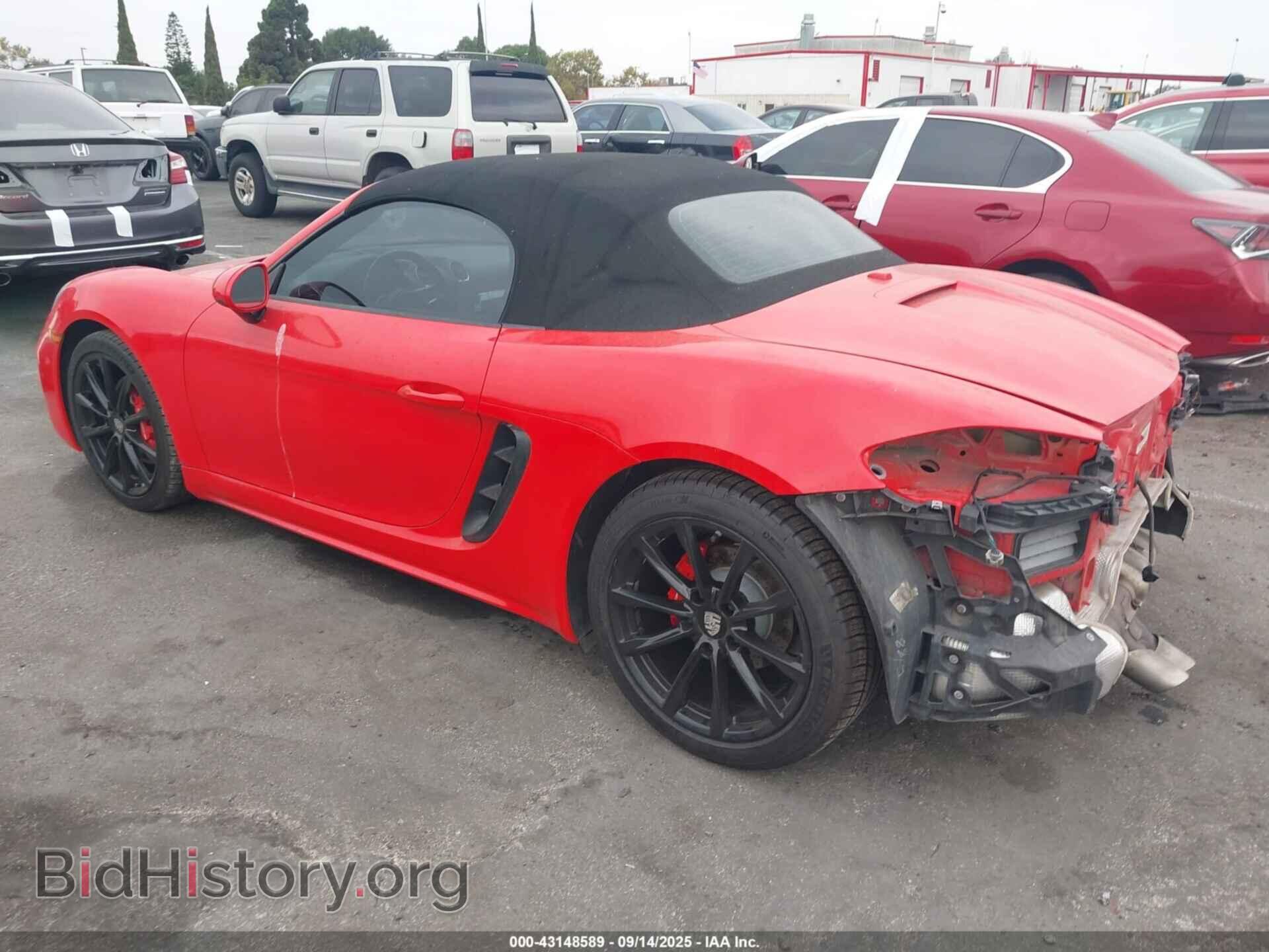 2017 PORSCHE 718 BOXSTER - VIN: WP0CB2A82HS240836 - Фото 3