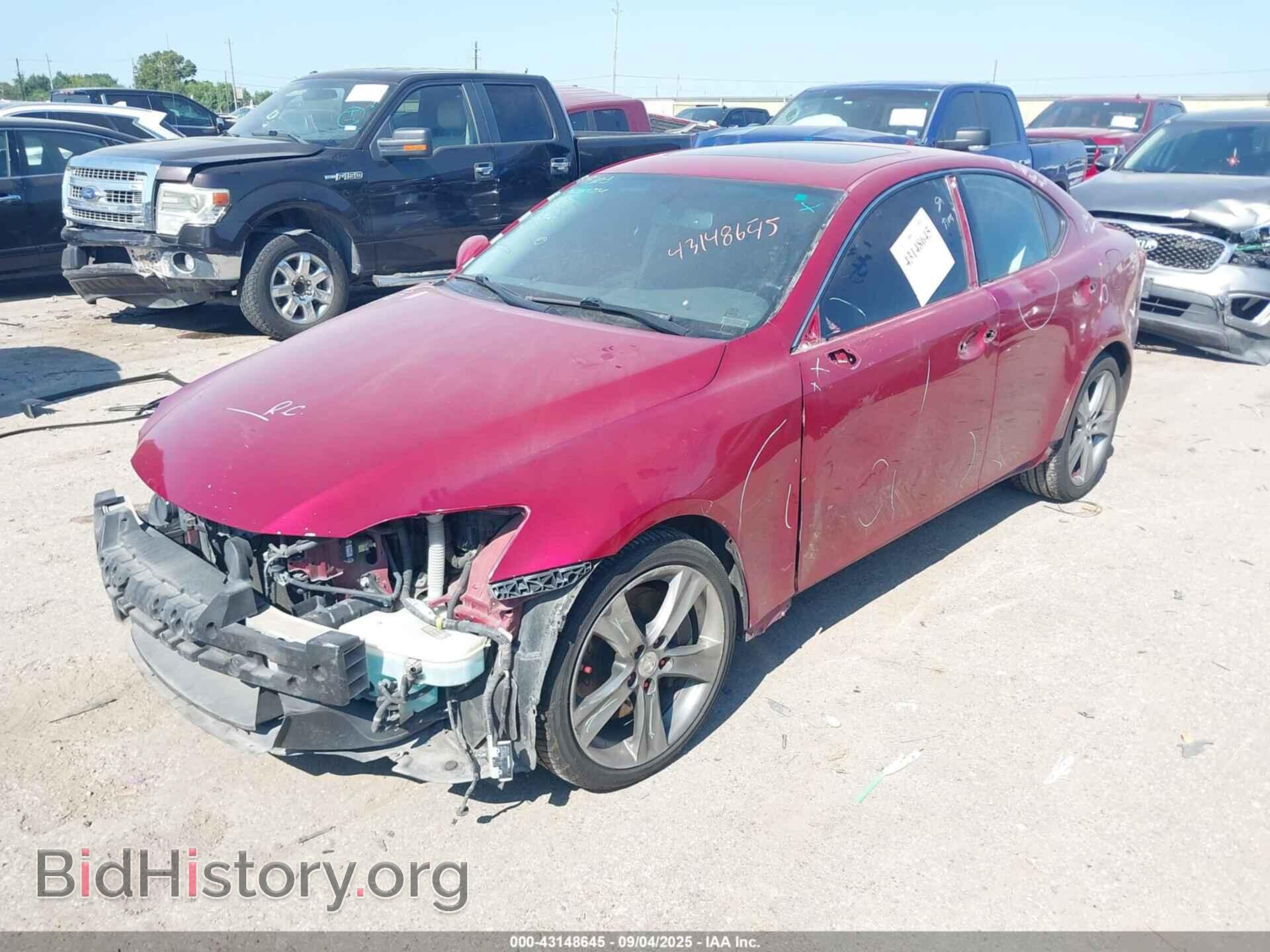 2011 LEXUS IS 350 - VIN: JTHBE5C26B5027194 - Фото 2