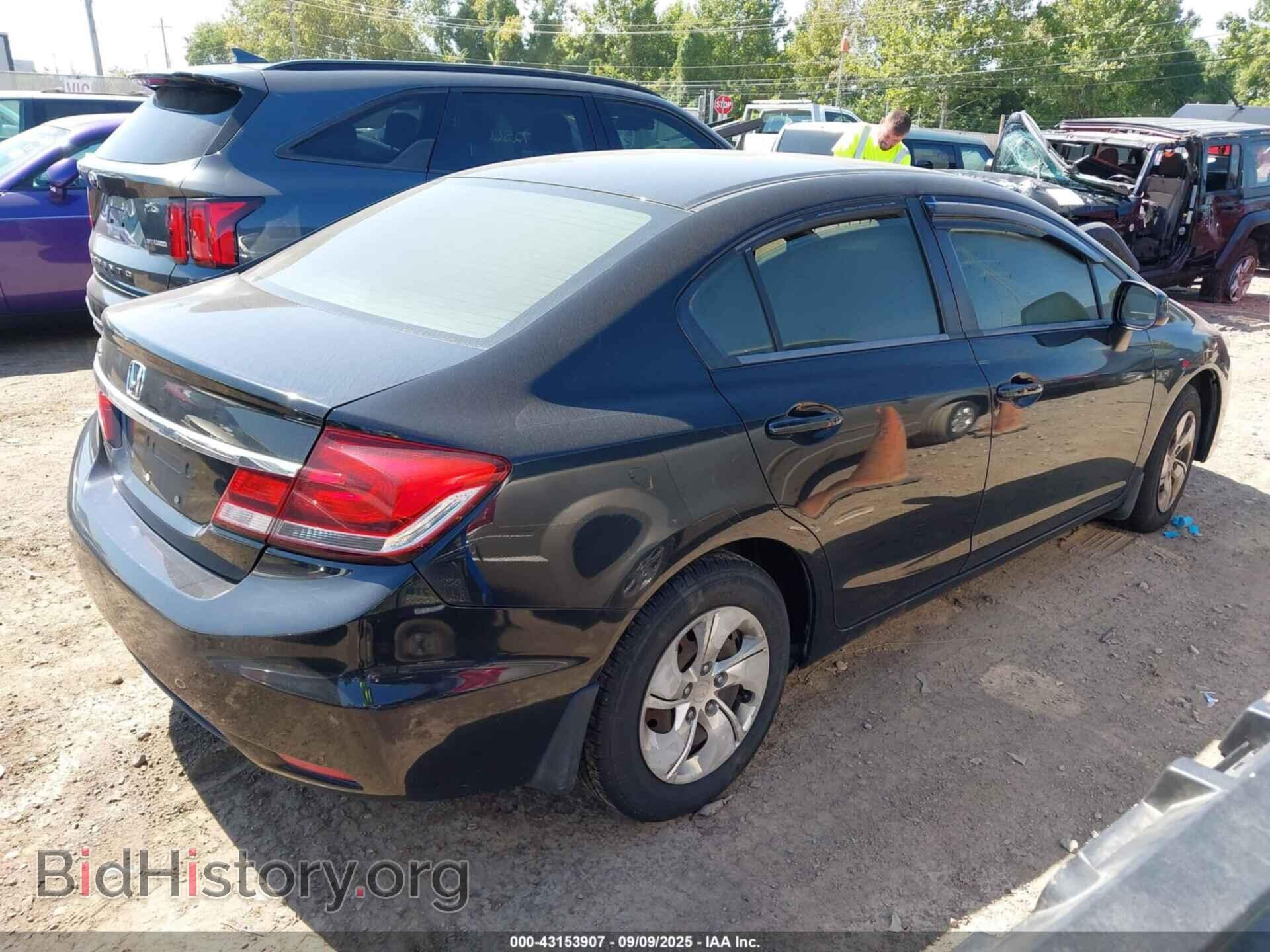 2013 HONDA CIVIC - VIN: 19XFB2F59DE009635 - Фото 4