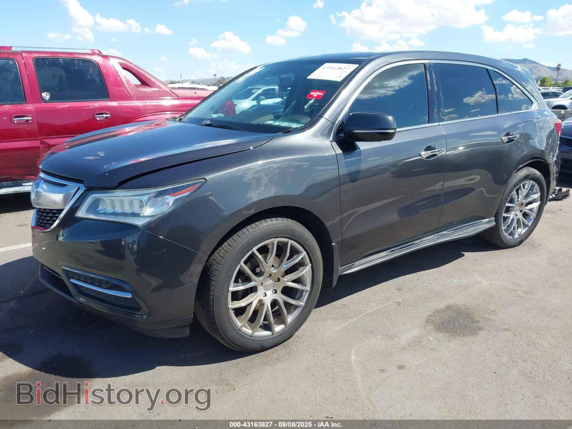 2014 ACURA MDX - VIN: 5FRYD4H20EB039067 - Фото 2