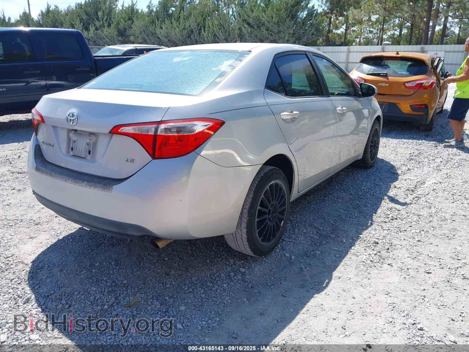 2014 TOYOTA COROLLA - VIN: 2T1BURHEXEC137901 - Фото 4