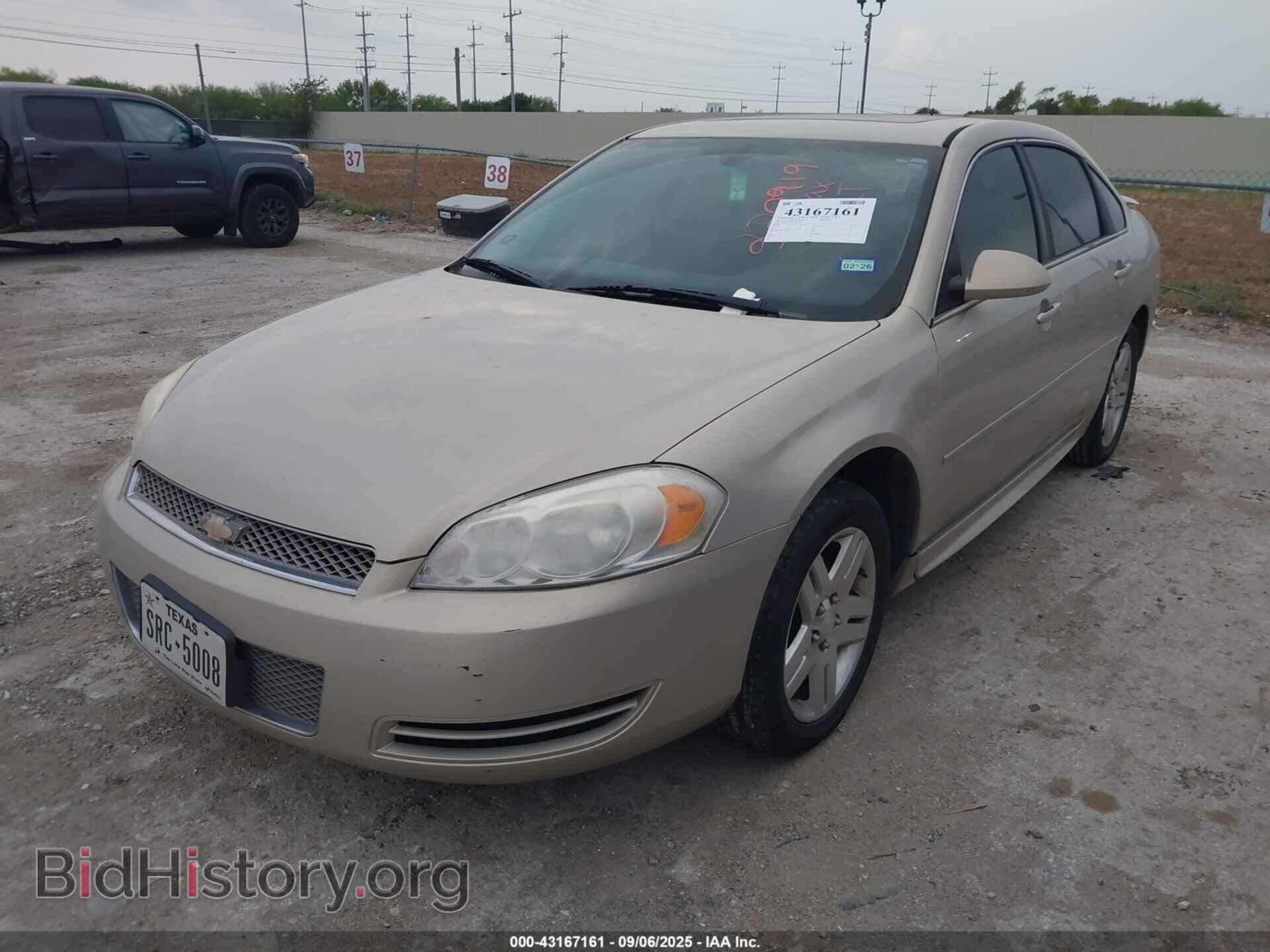 2012 CHEVROLET IMPALA - VIN: 2G1WG5E35C1220919 - Фото 2