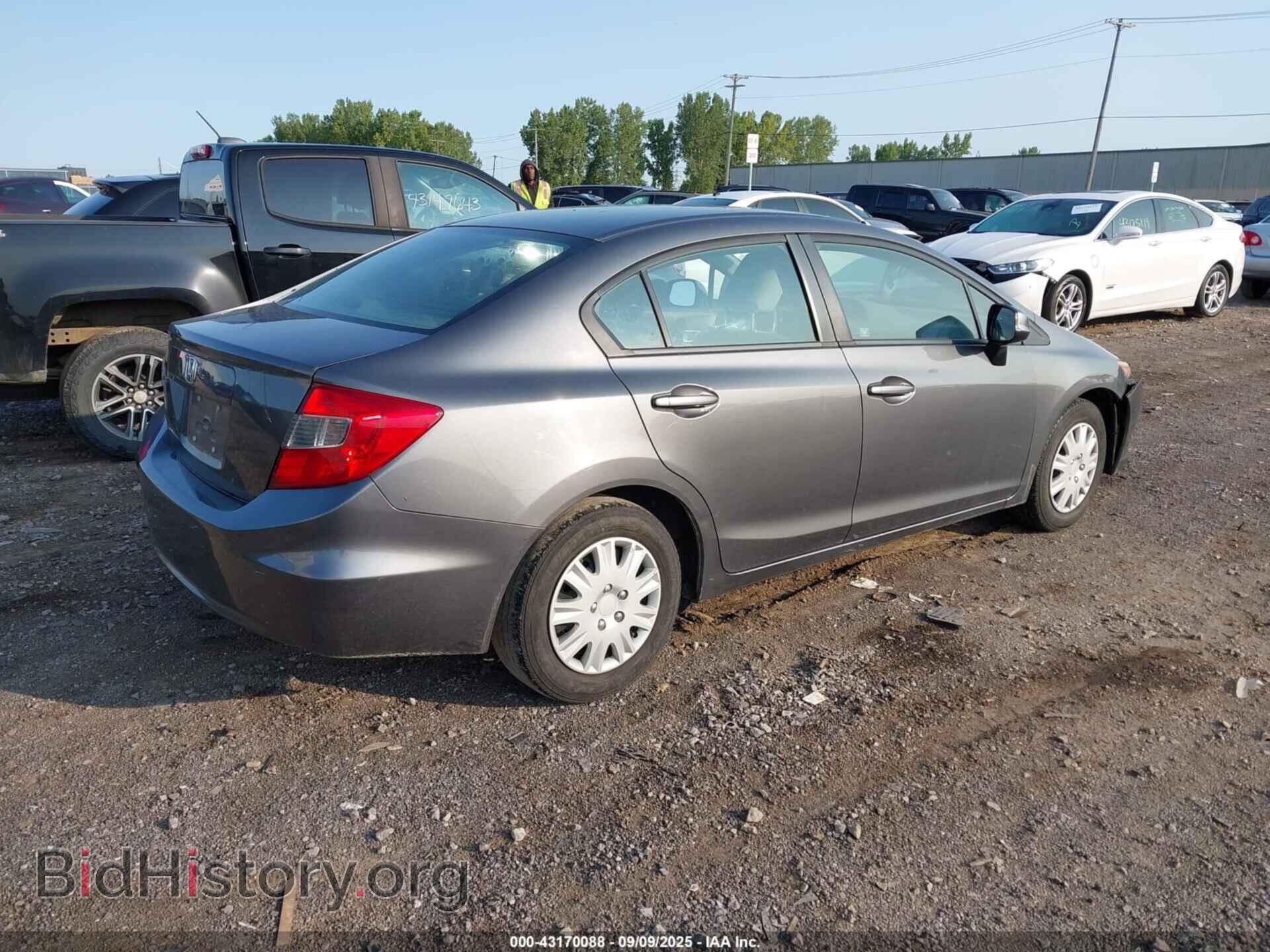 2012 HONDA CIVIC - VIN: 2HGFB2F5XCH326764 - Фото 4