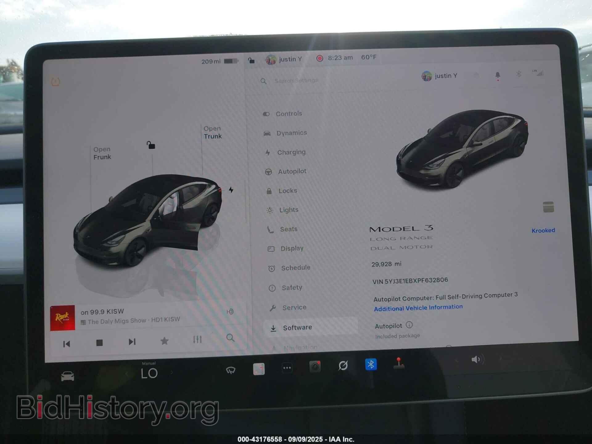 2023 TESLA MODEL 3 - VIN: 5YJ3E1EBXPF632806 - Фото 7