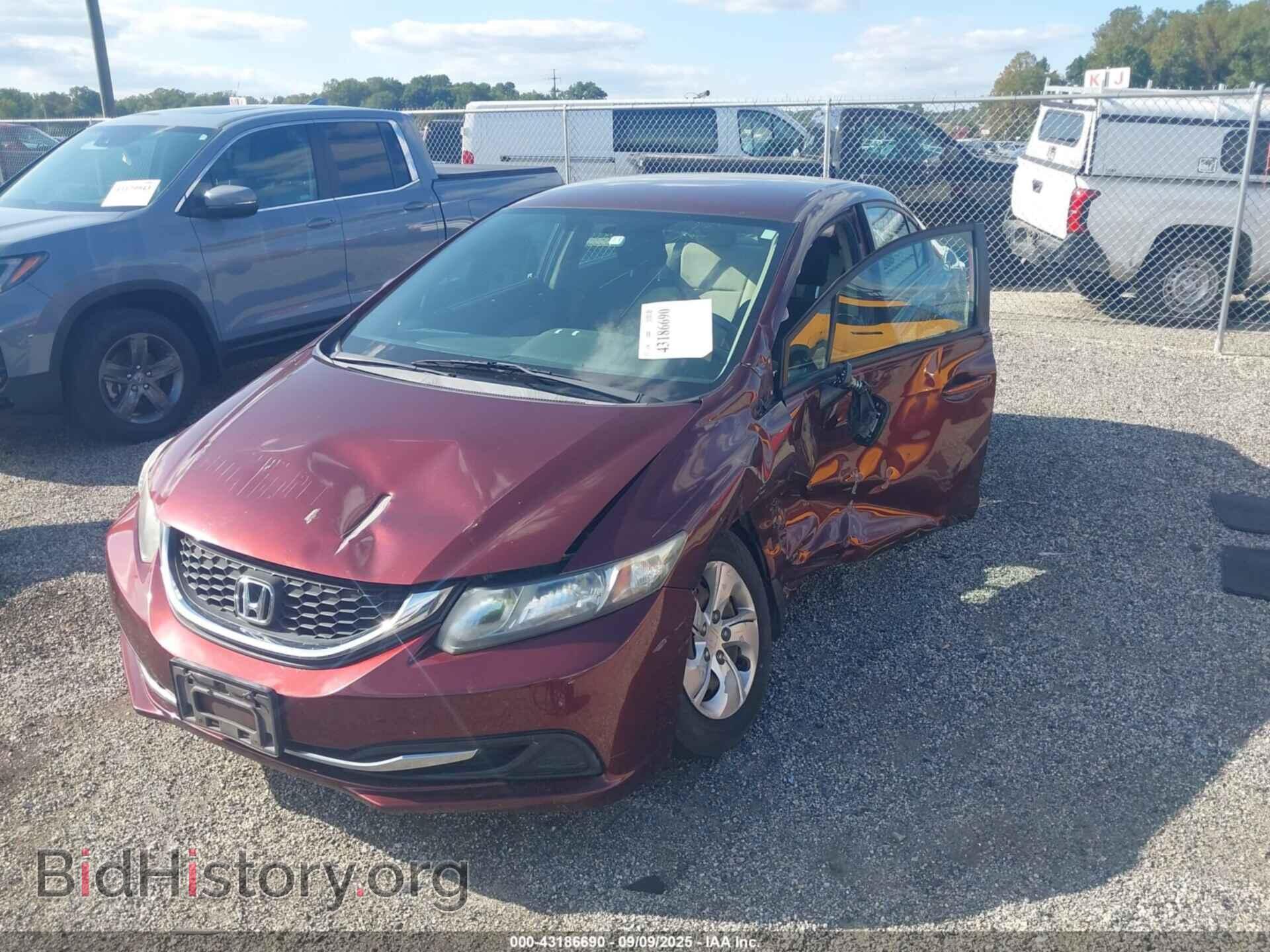 2013 HONDA CIVIC - VIN: 19XFB2E55DE034341 - Фото 2