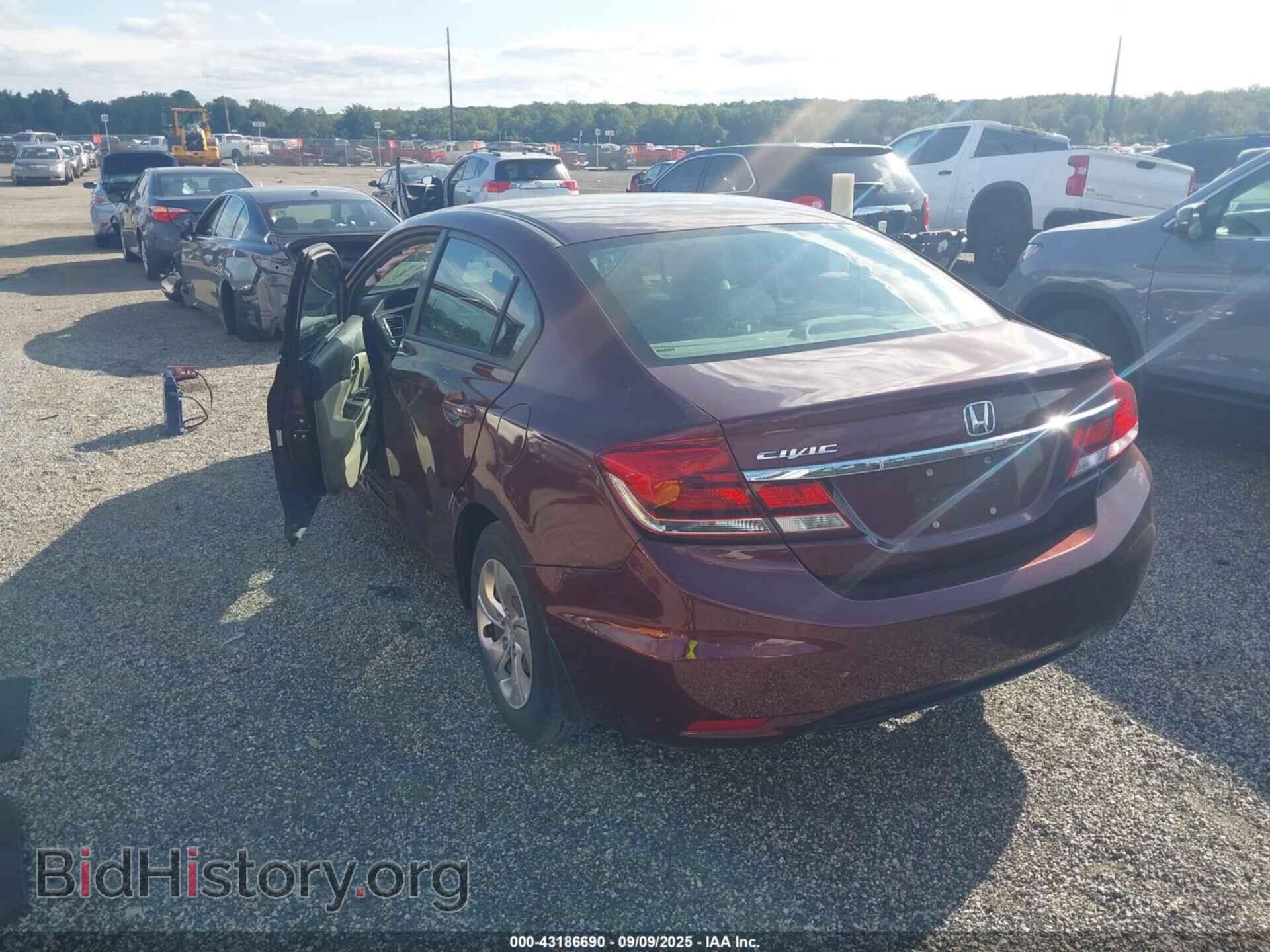 2013 HONDA CIVIC - VIN: 19XFB2E55DE034341 - Фото 3