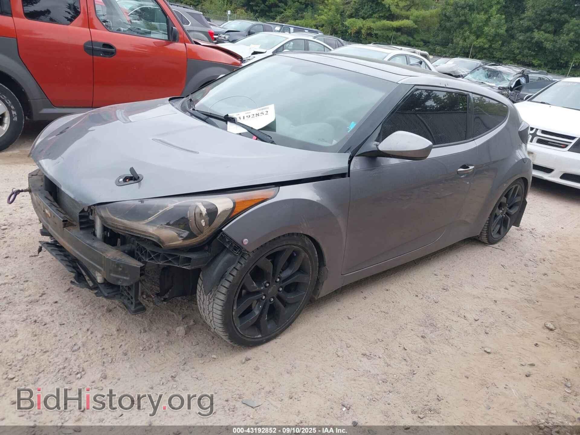 2012 HYUNDAI VELOSTER - VIN: KMHTC6AD0CU073516 - Фото 2