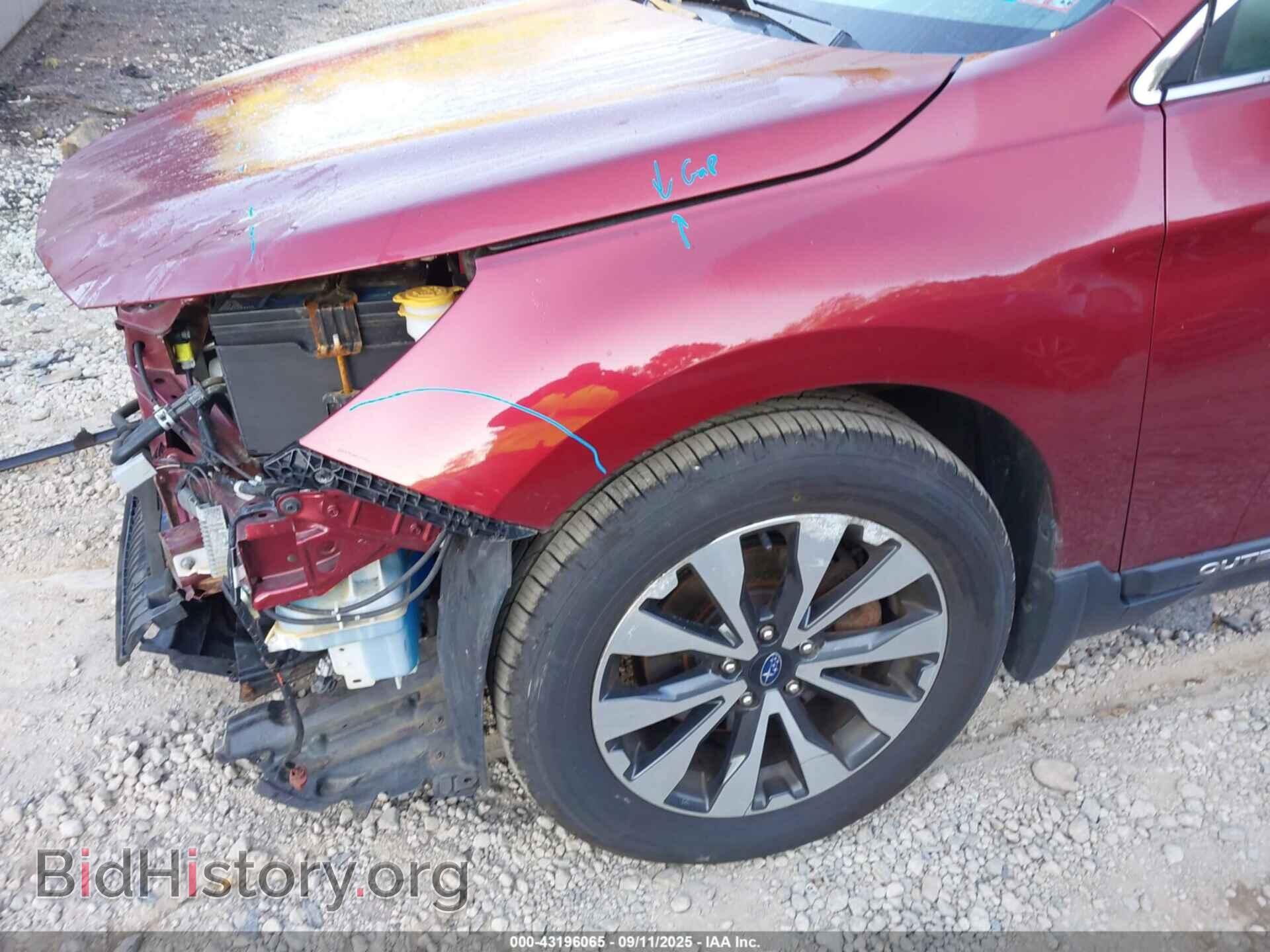2017 SUBARU OUTBACK - VIN: 4S4BSENC5H3316972 - Фото 6