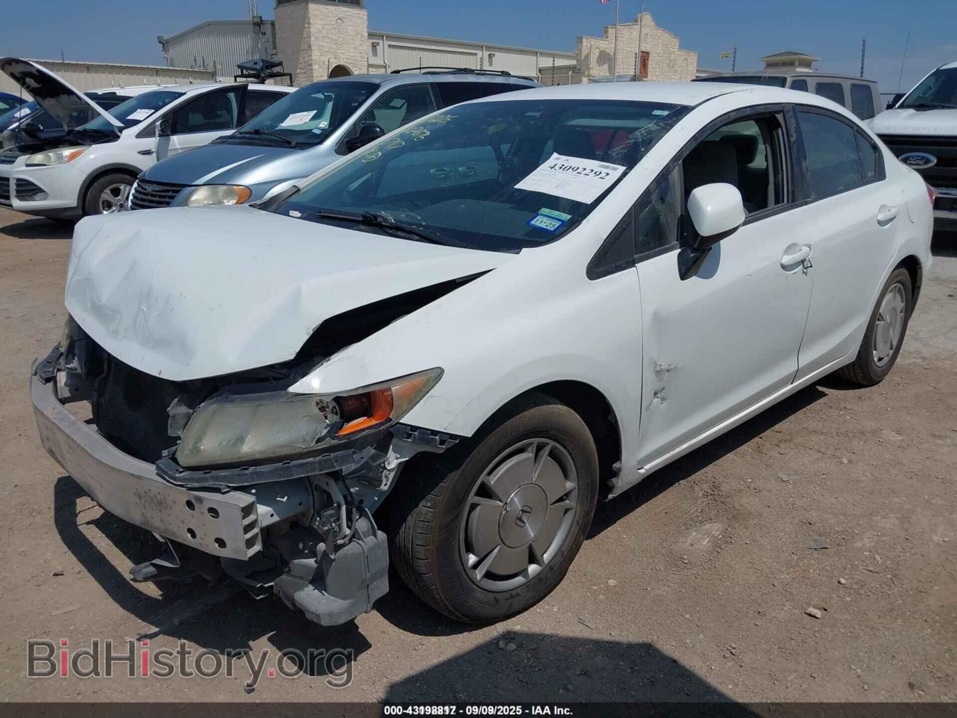 2012 HONDA CIVIC - VIN: 2HGFB2F60CH517117 - Фото 2