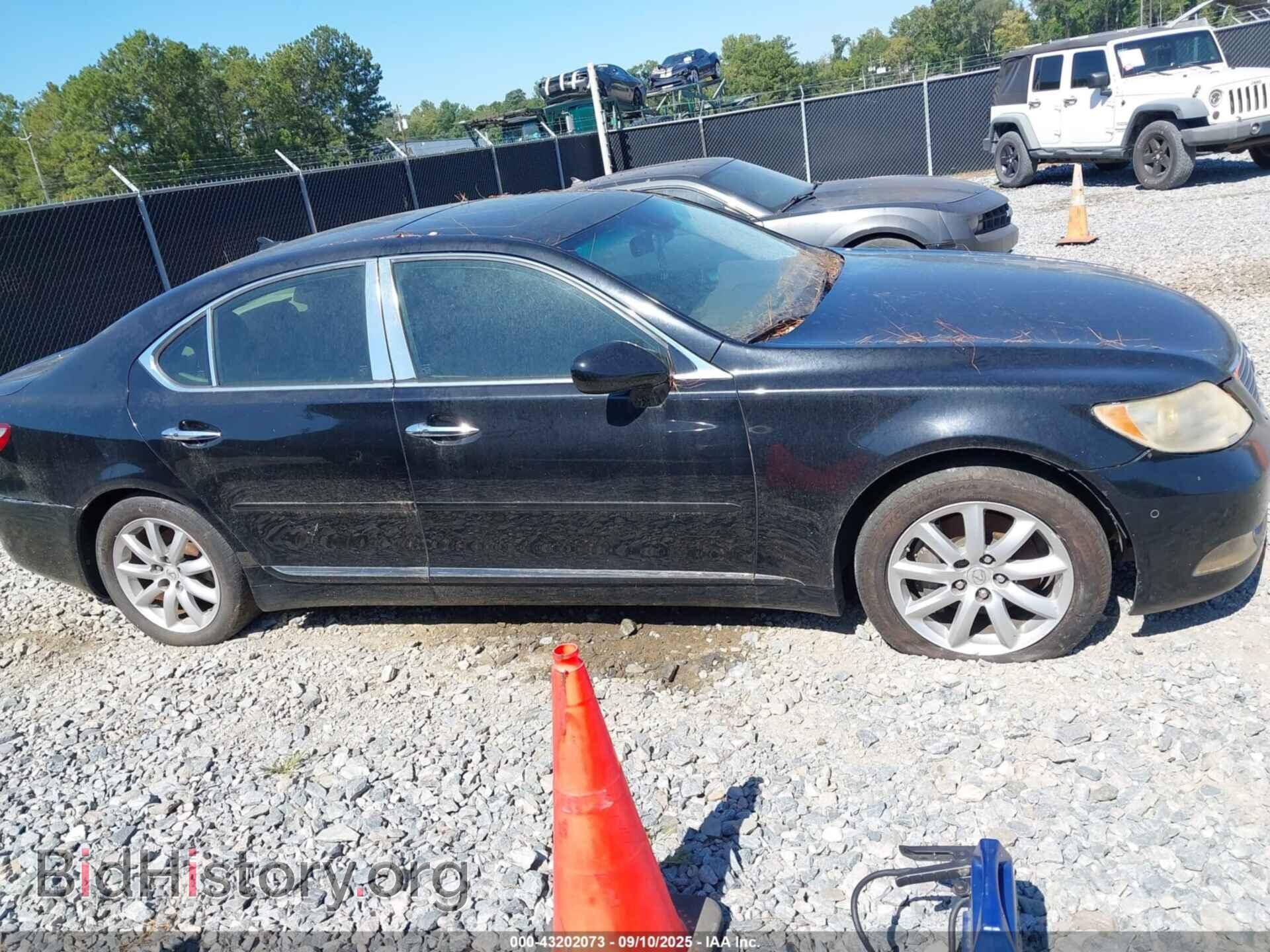 2007 LEXUS LS 460 - VIN: JTHBL46F775040655 - Фото 13