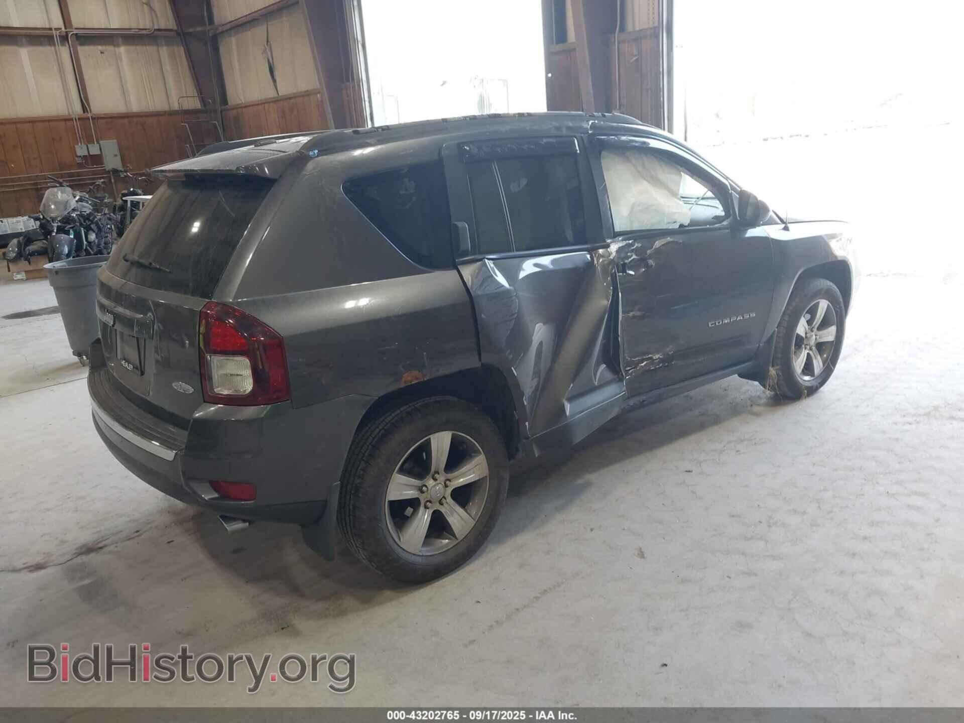 2016 JEEP COMPASS - VIN: 1C4NJDEB7GD809499 - Фото 4