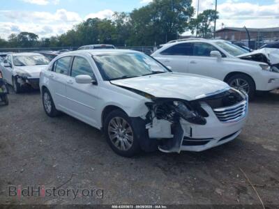 2012 Chrysler 200 LX, white — VIN 1C3CCBAB5CN244559, IAAI